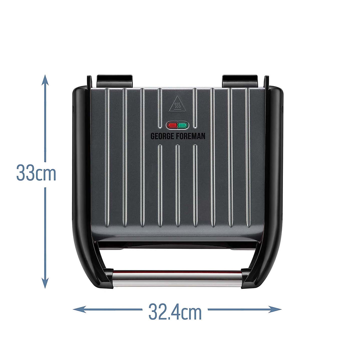 George Foreman Steel Grey Medium Grill