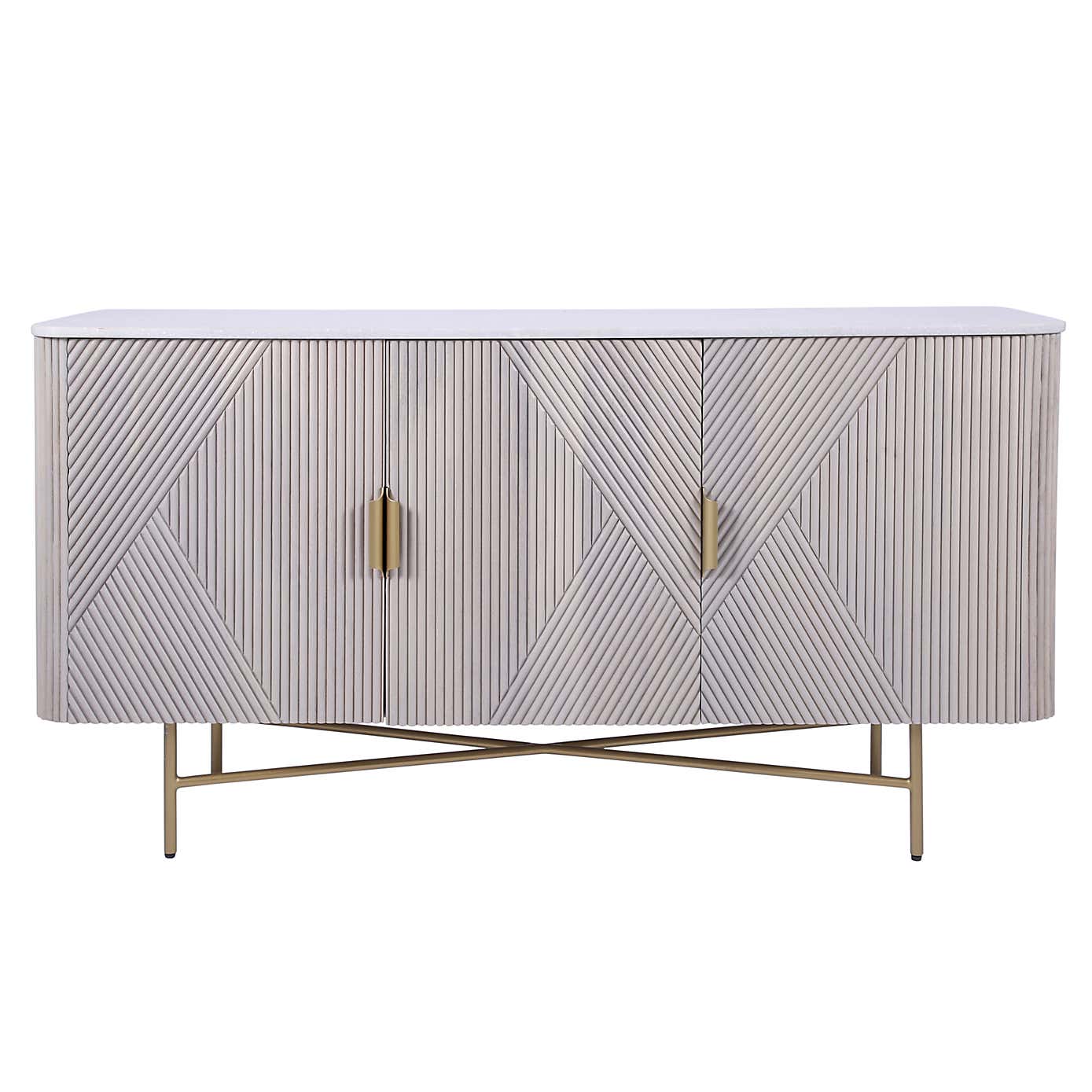 Indus Valley Cleo 3 Door Sideboard