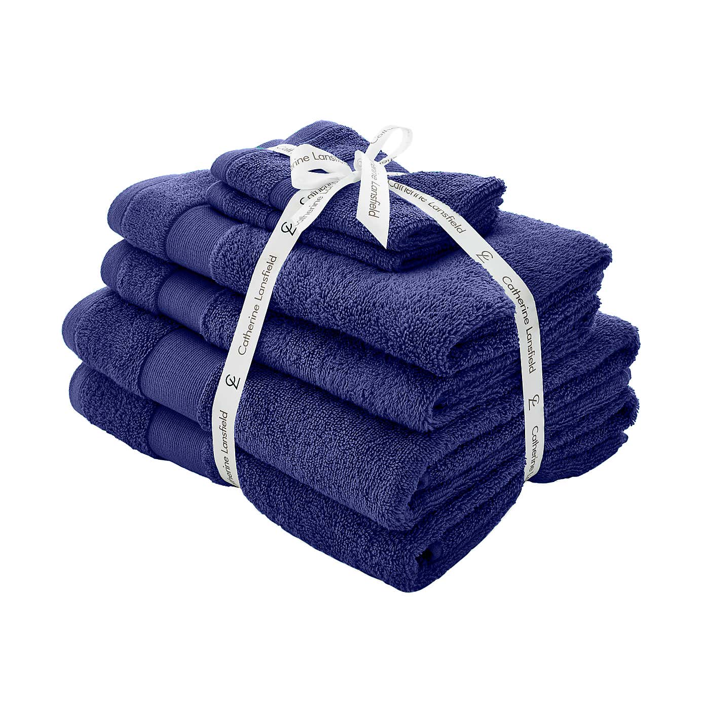 Catherine Lansfield Anti Bacterial 6 Piece Towel Bale