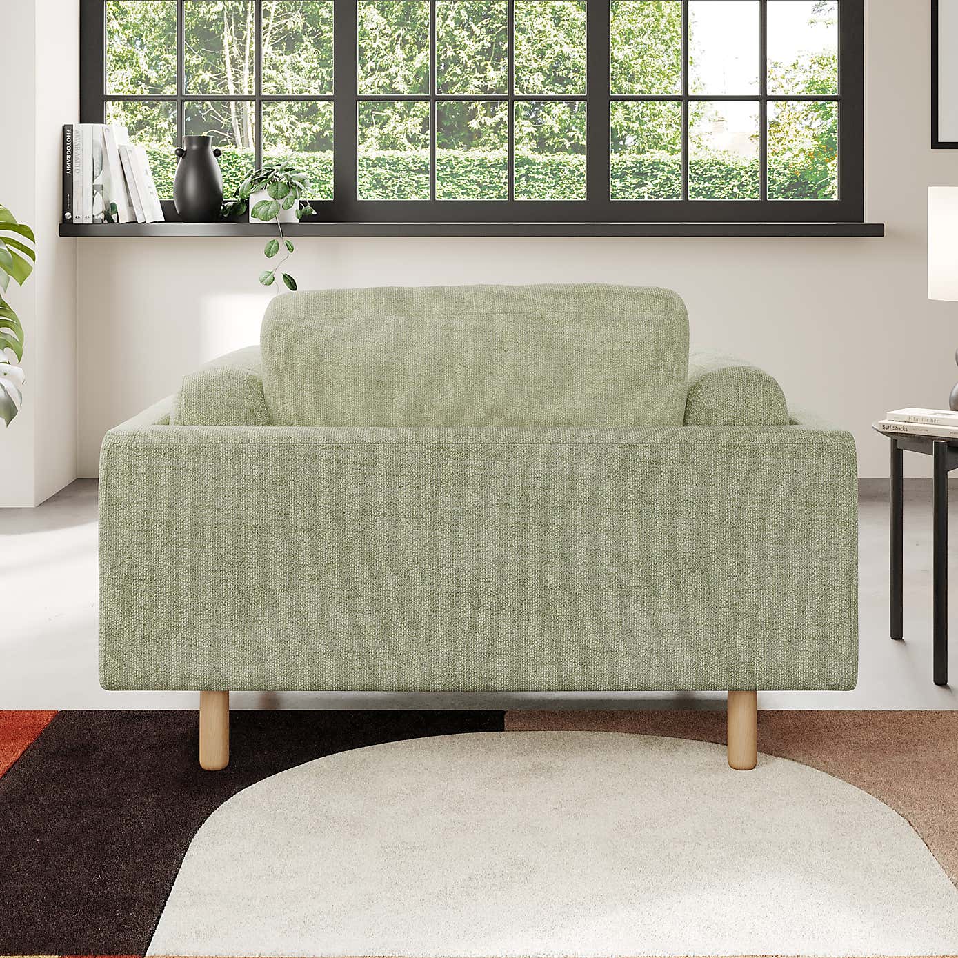 Newton Chunky Tonal Weave Snuggle Chair