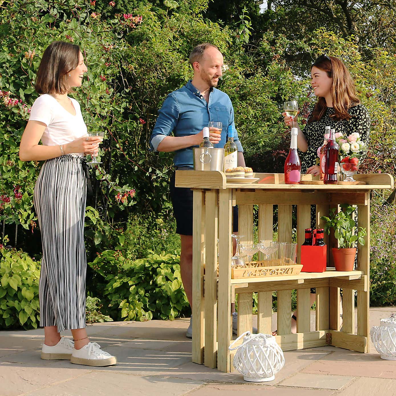 Folding Garden Bar