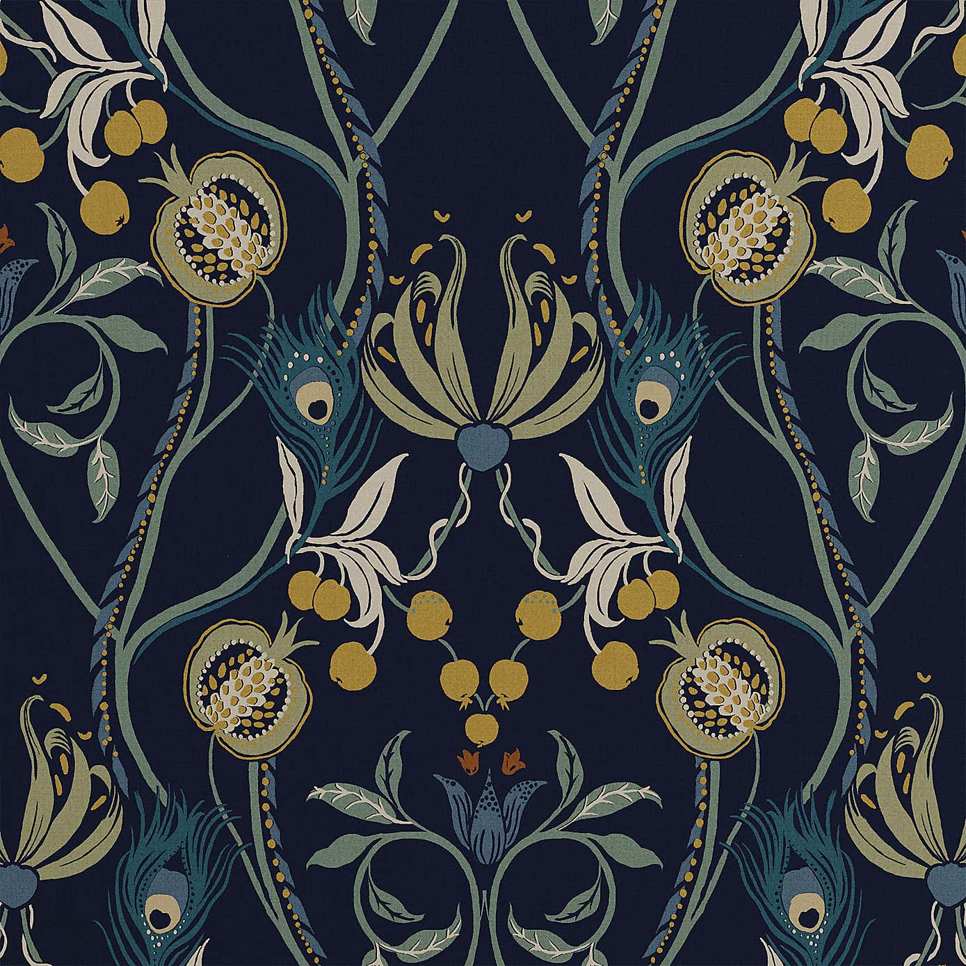 Oswald Havisham Print Wingback Armchair