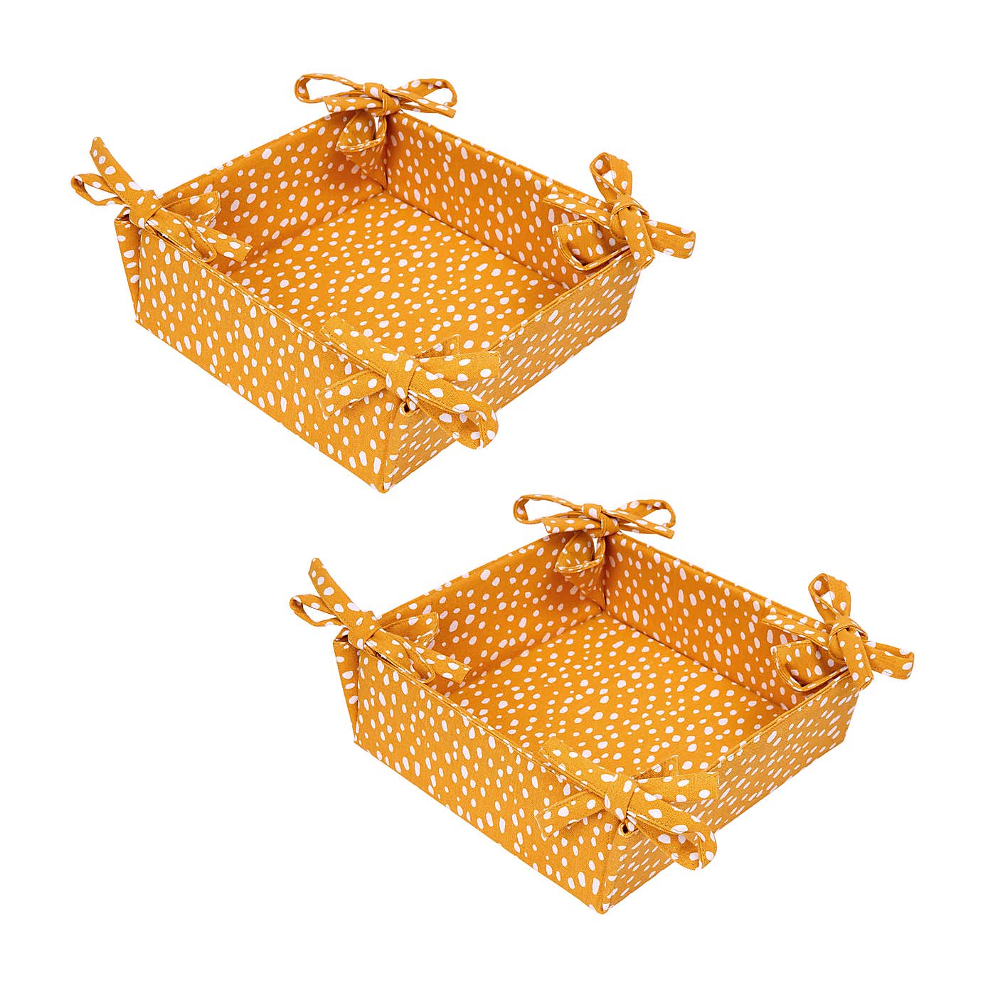 Dexam Sintra Set of 2 Recycled Cotton Bread Baskets