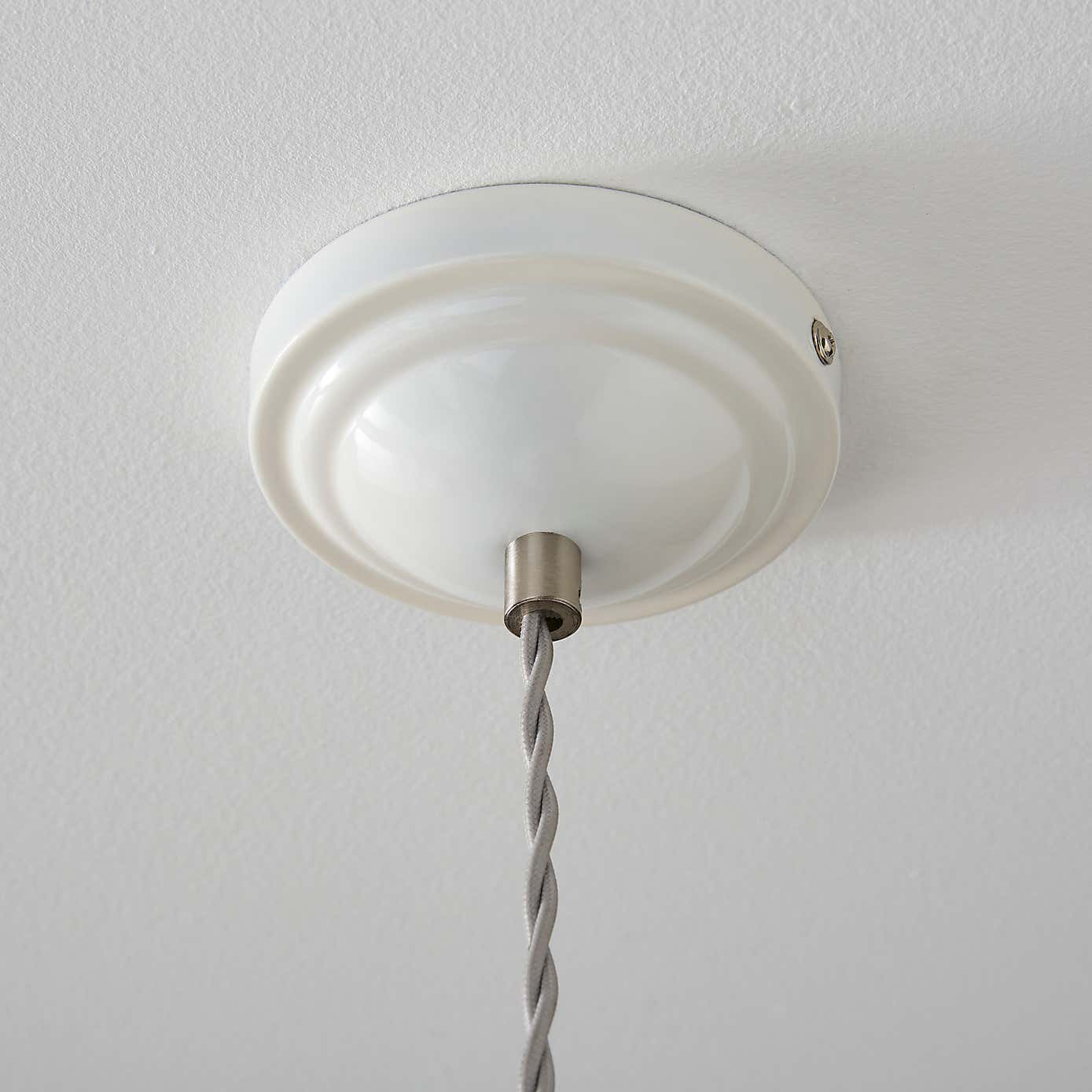 Lilbourne Ribbed Ceramic Pendant Light