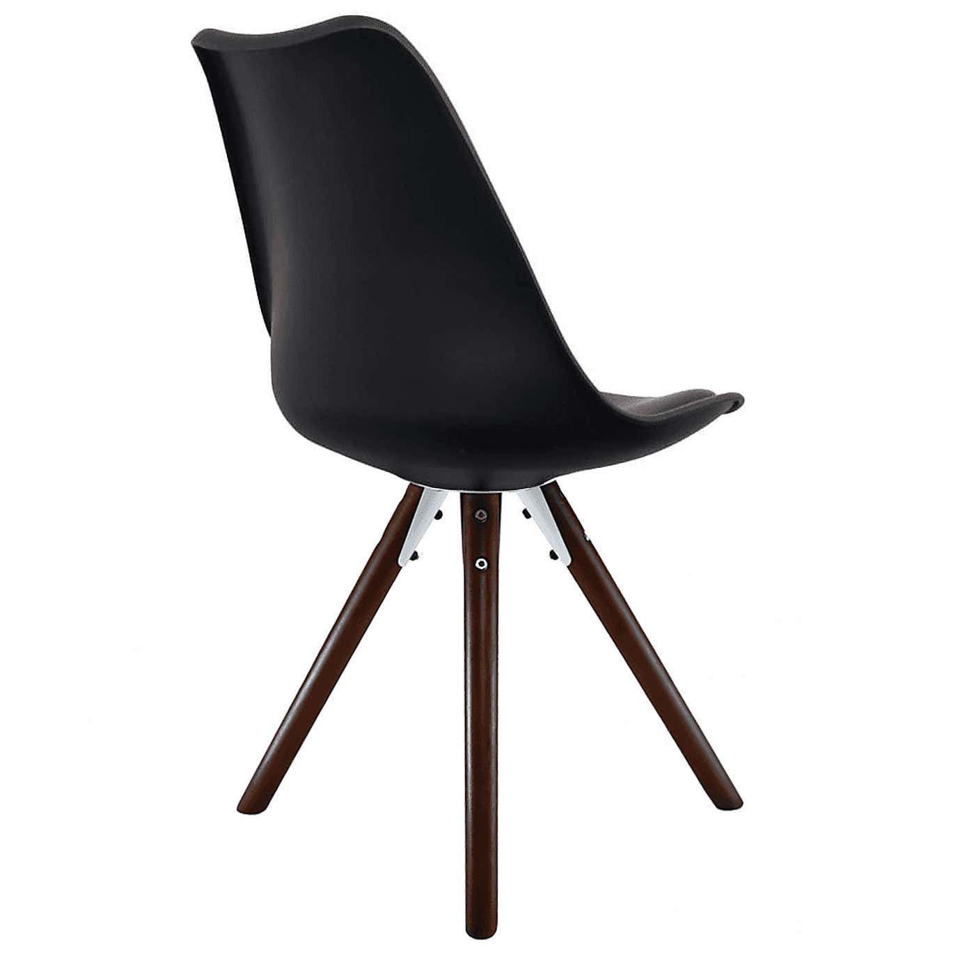 Fusion Living Soho Plastic Dining Chair with Pyramid Legs
