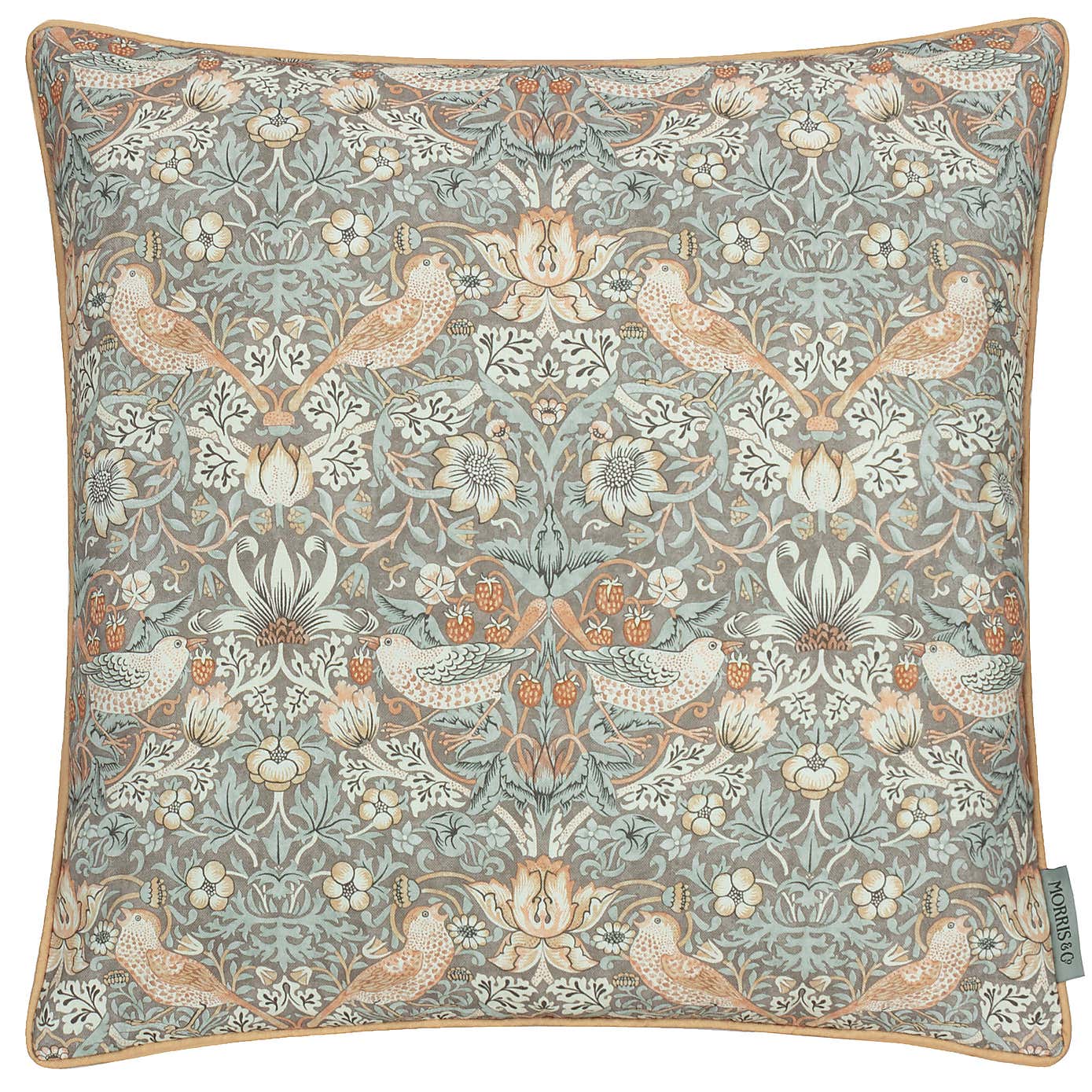 Morris & Co. Strawberry Thief Outdoor Square Cushion