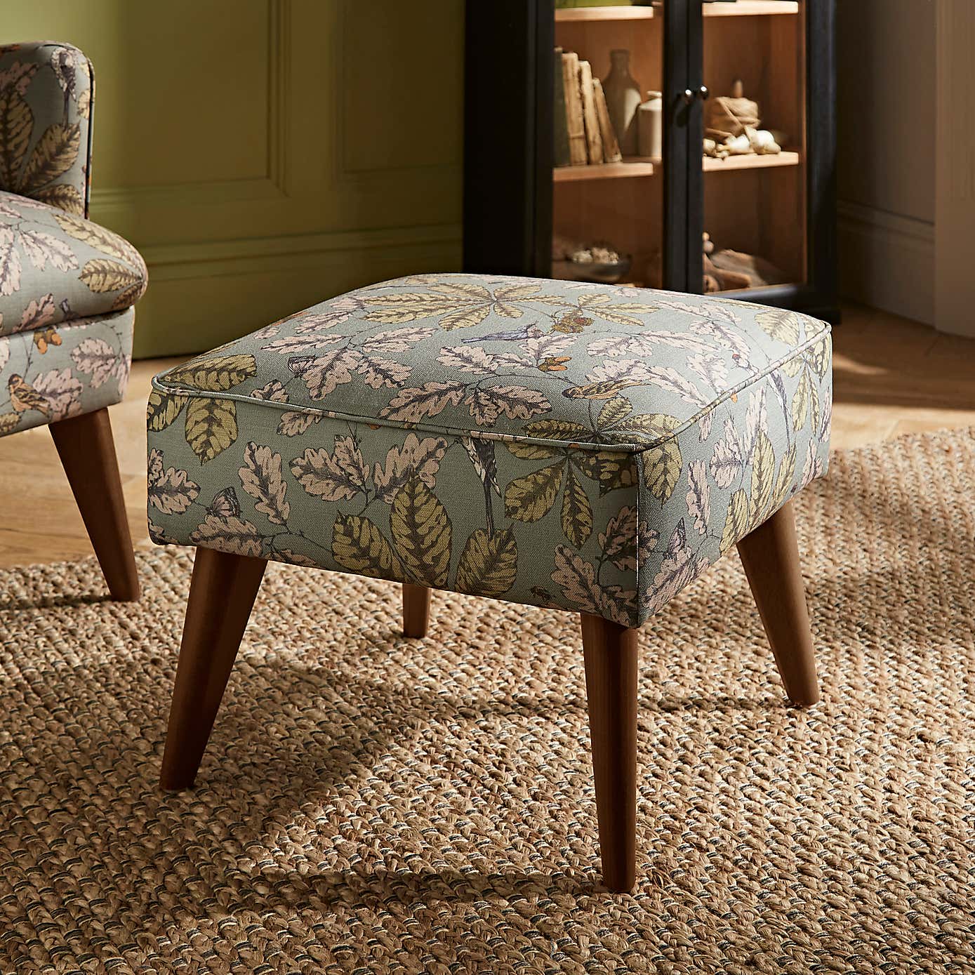 Marlow Footstool Arboretum Print