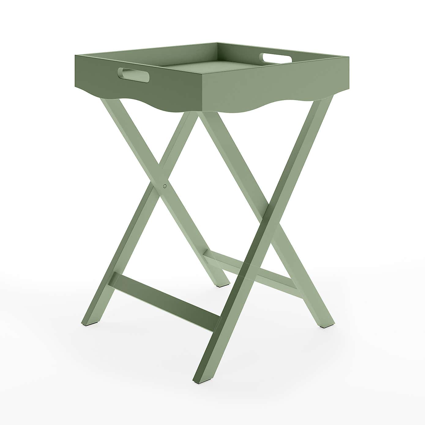 Flossie Scallop Tray Table