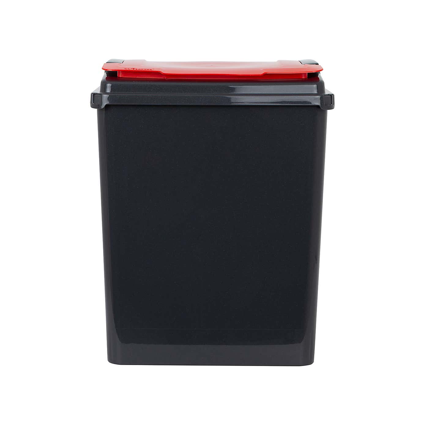 Wham 50L Set of 3 Recycling Bins with Red, Green, & Yellow Lids