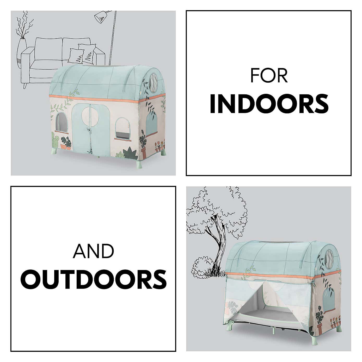 Hauck Plants Travel Bed Cover