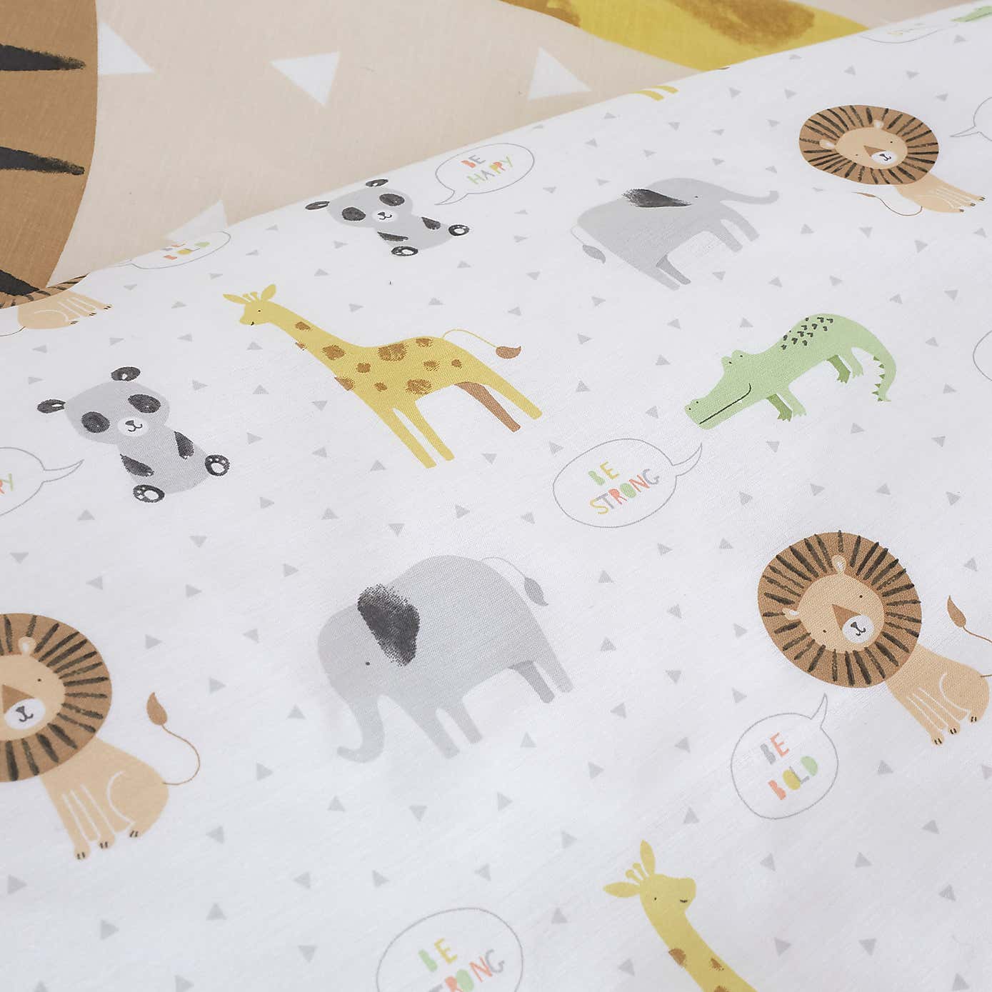 Catherine Lansfield Roarsome Animals Reverisble Duvet Cover and Pillowcase Set