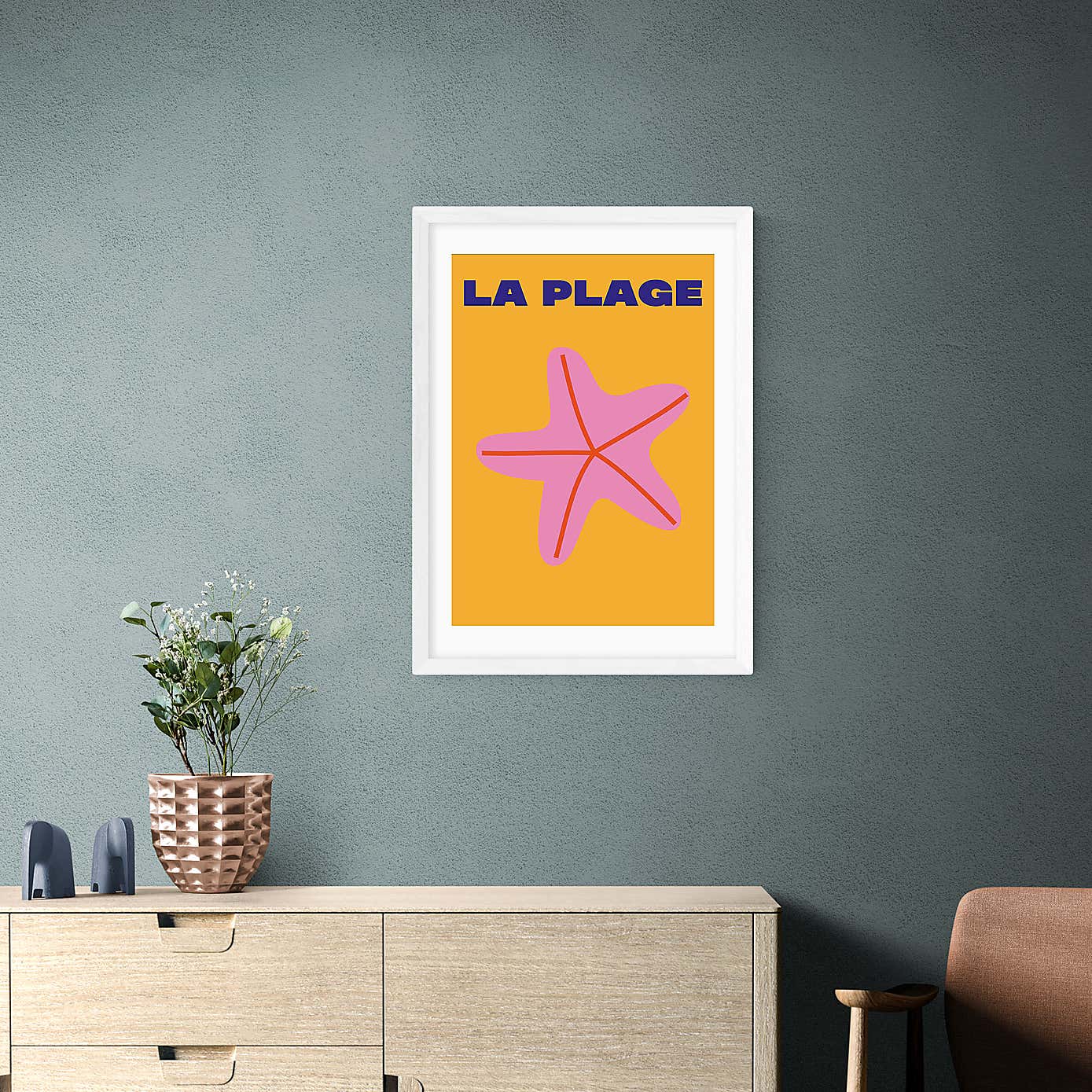 East End Prints La Plage Print by Inoui