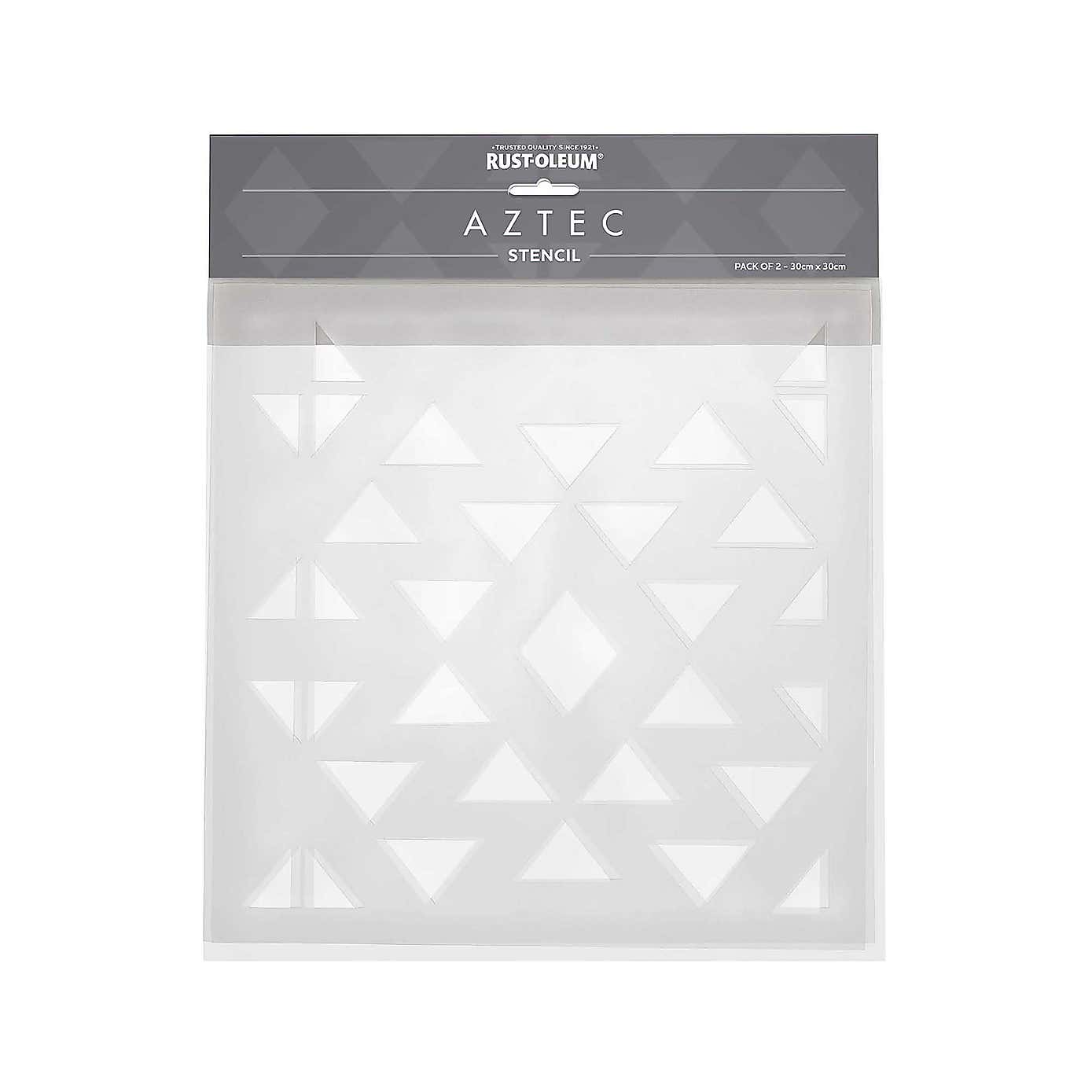 Pack of 2 Rust-Oleum Aztec Stencil