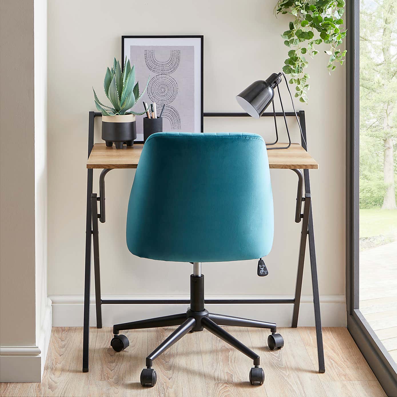 Evelyn Oak Effect Folding Desk