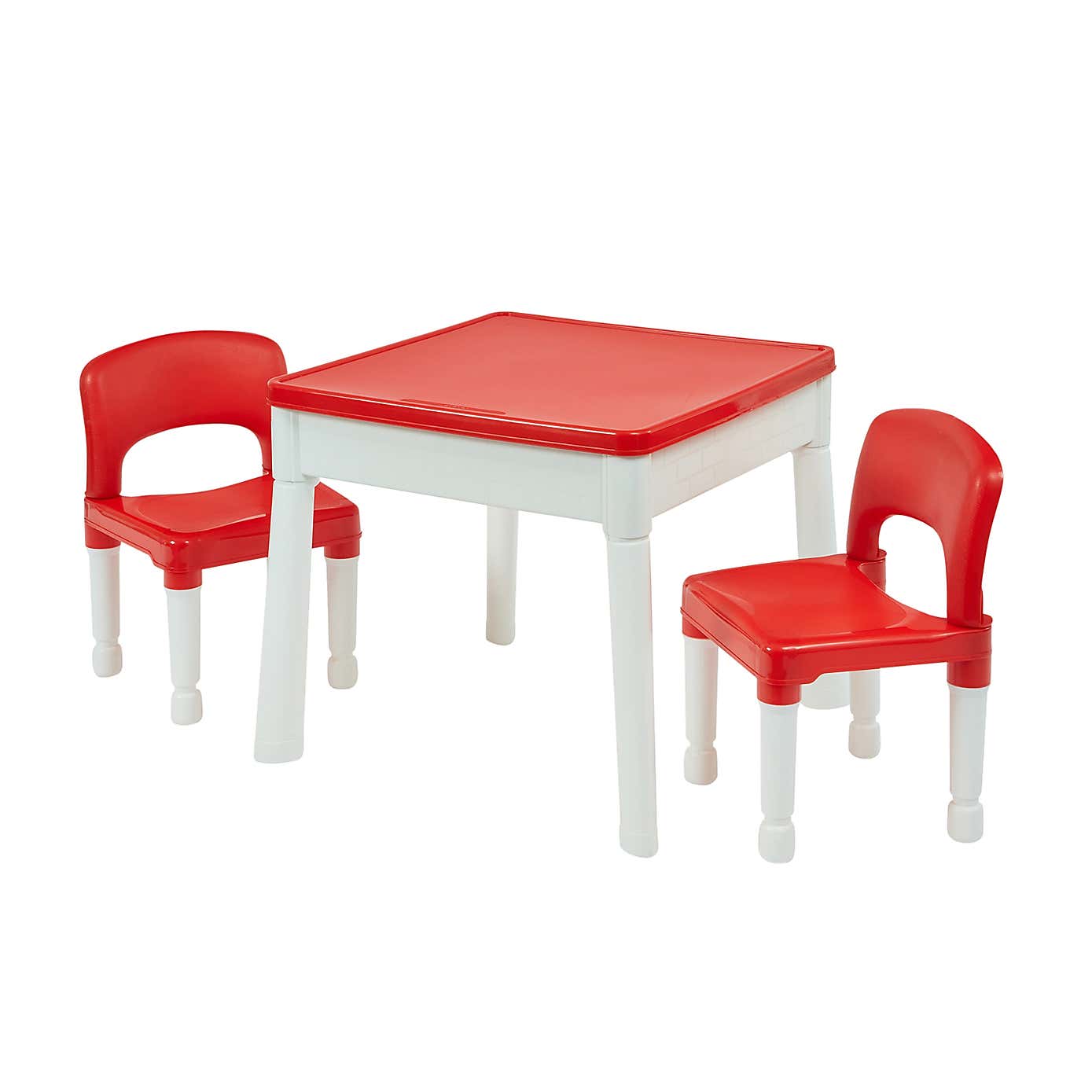 Liberty House Kids 6 In 1 Activity Table And Two Chairs Set