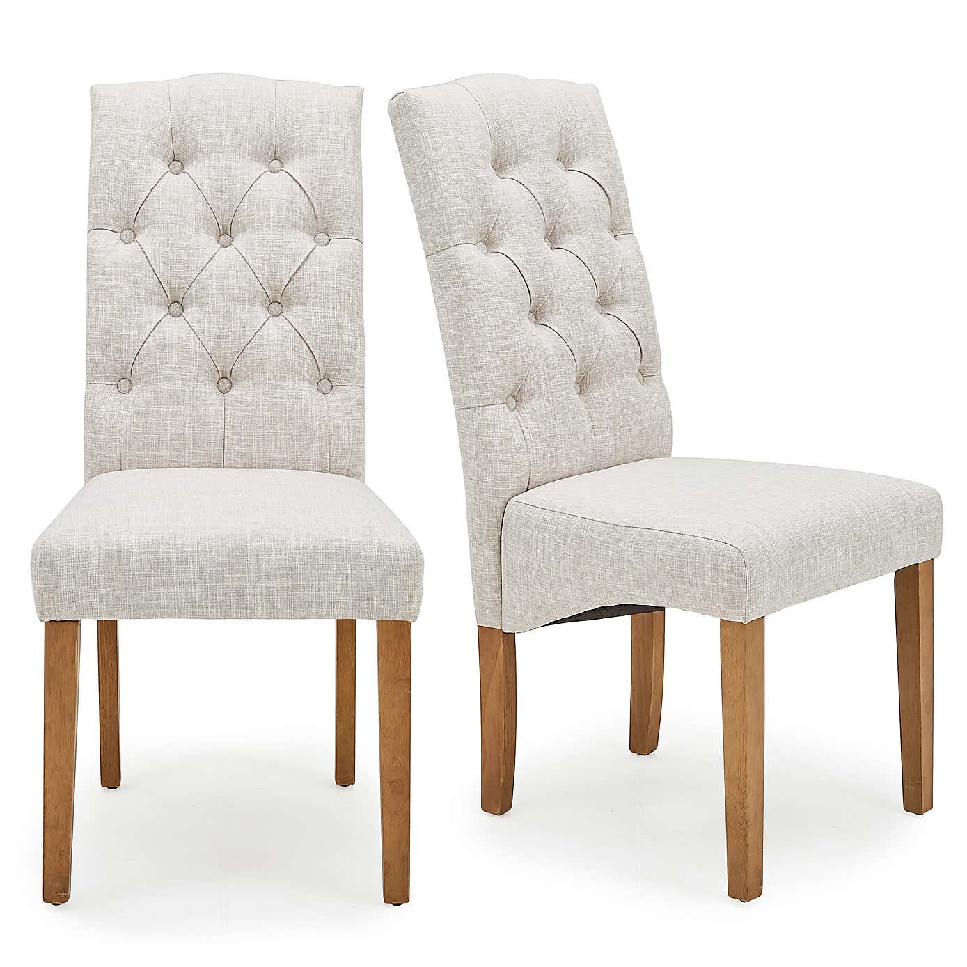 Darcy Set of 2 Dining Chairs, Linen