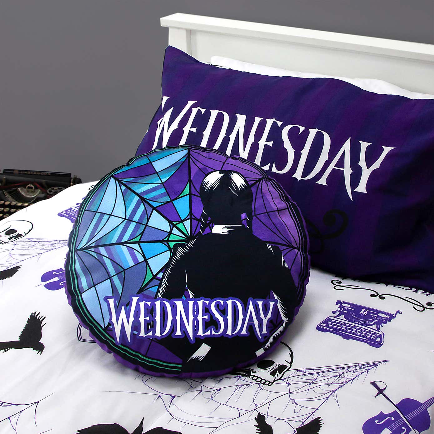 Wednesday Addams Round Cushion