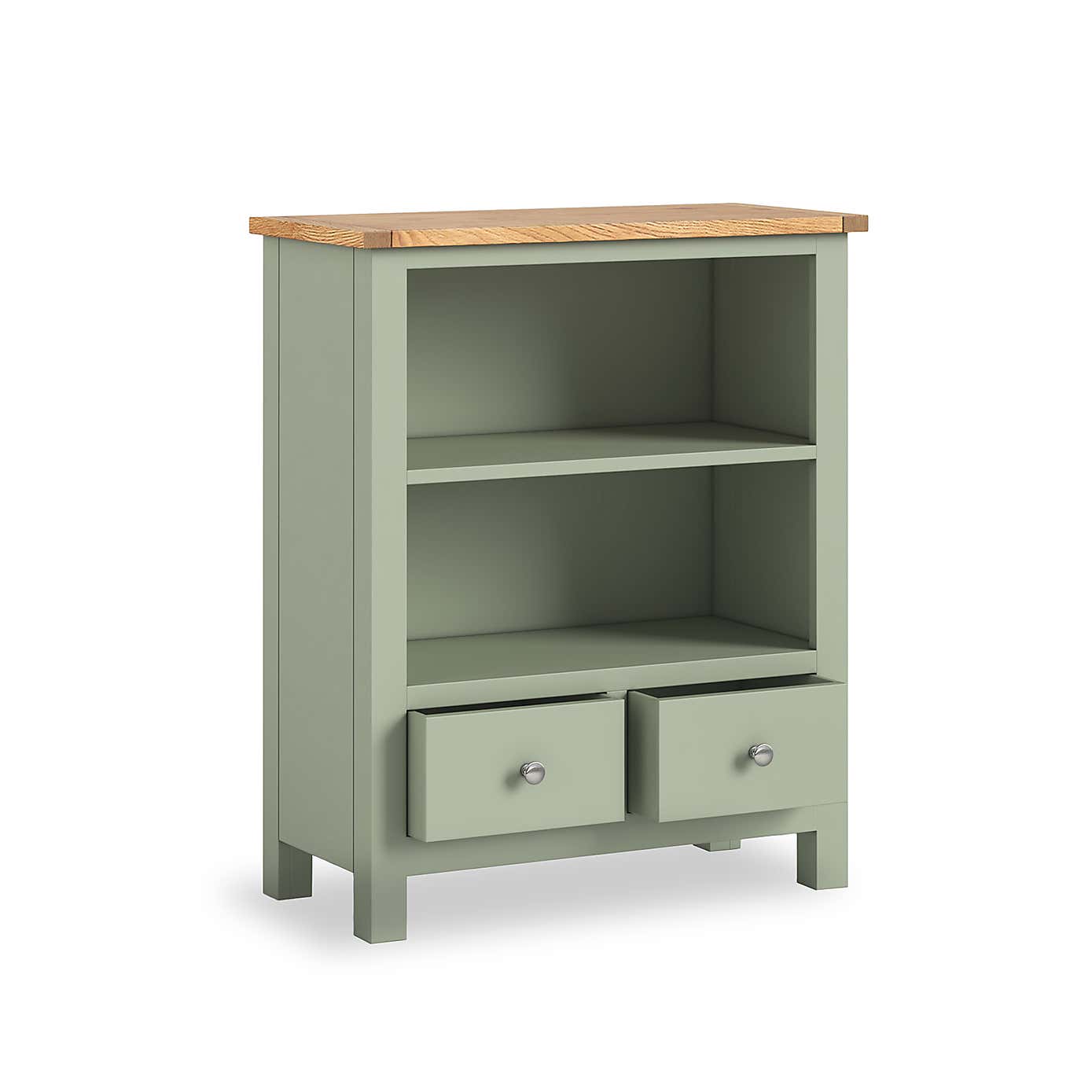 Bromley Grey Low Bookcase