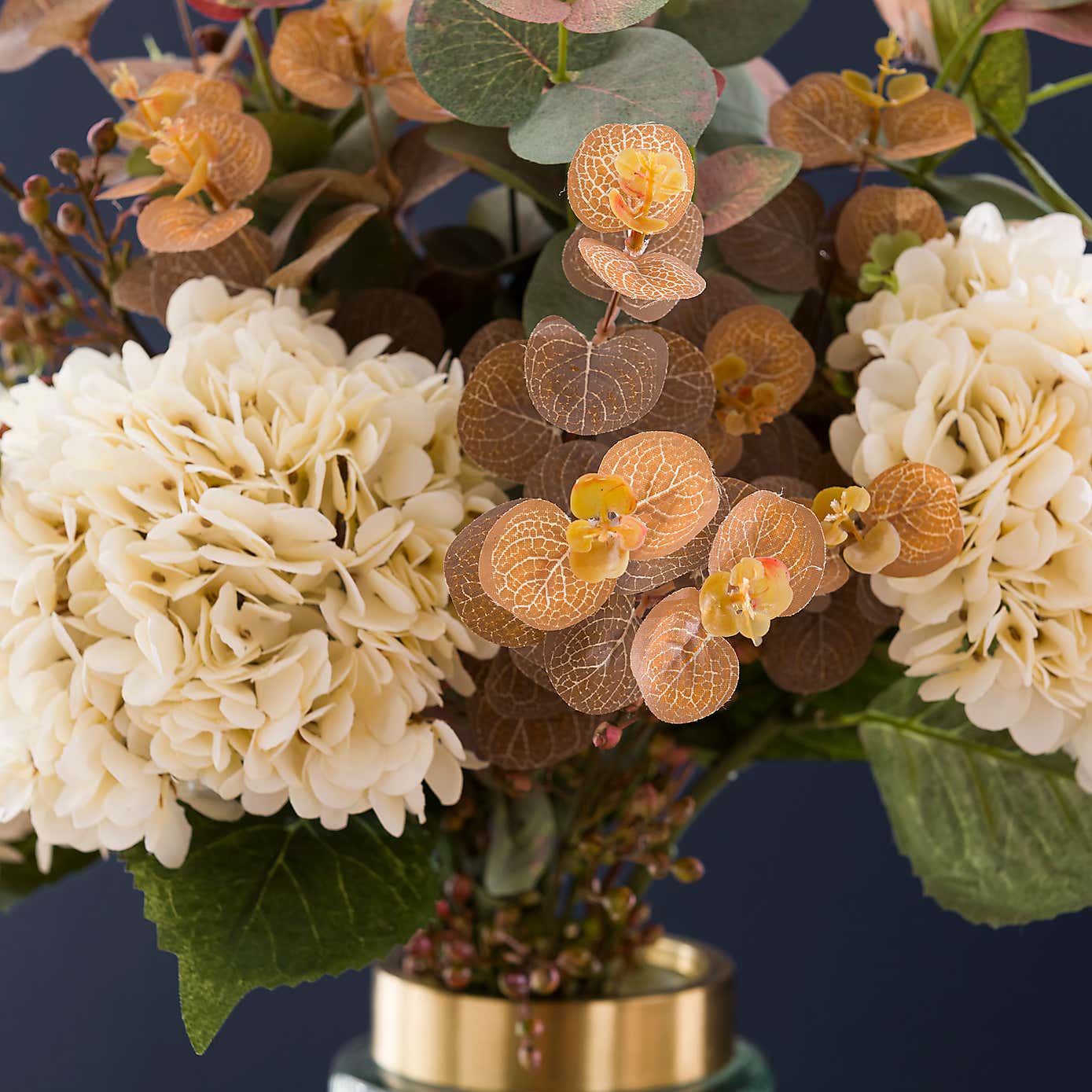 Artificial Cream Hydrangea Bouquet