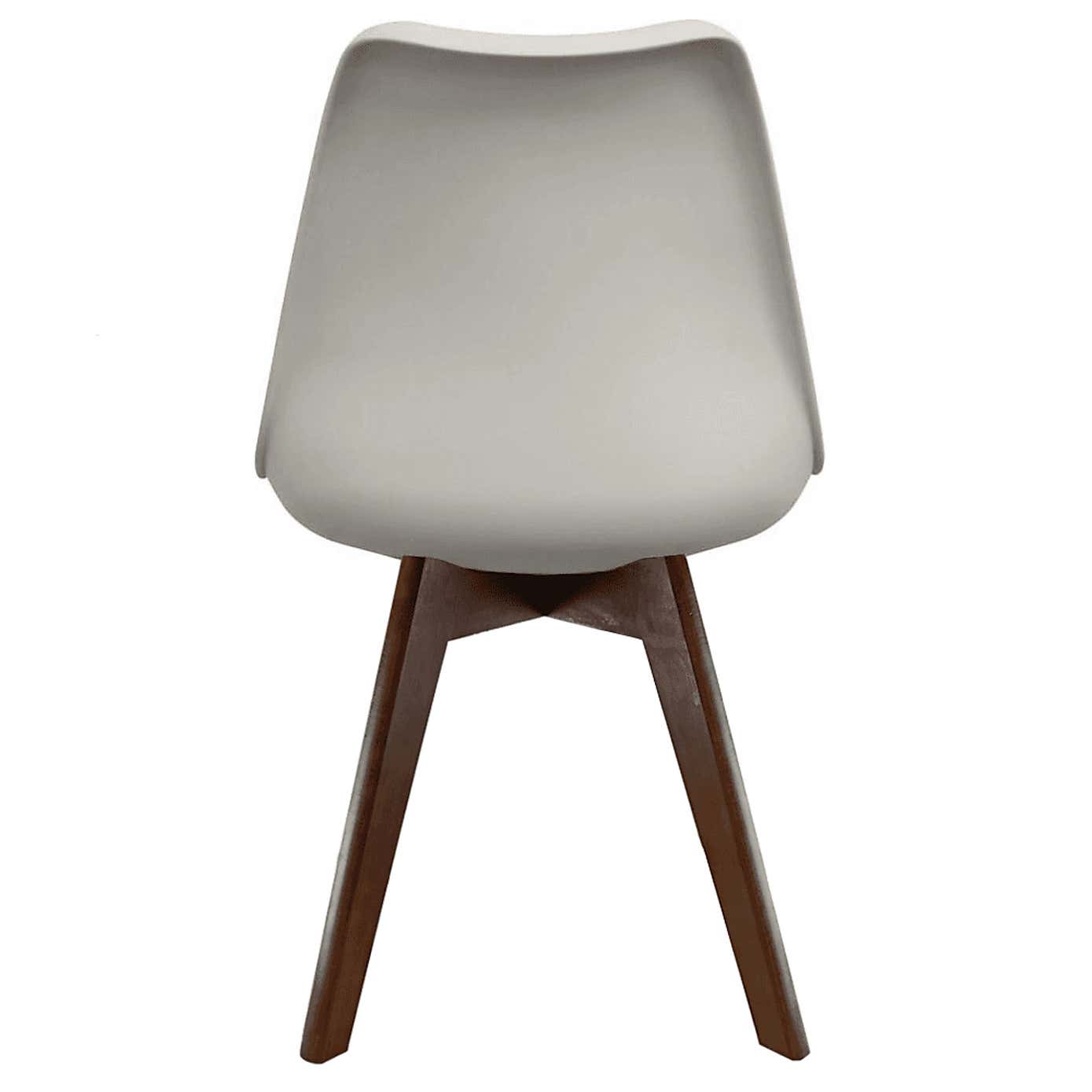 Fusion Living Soho Plastic Dining Chair with Squared Legs