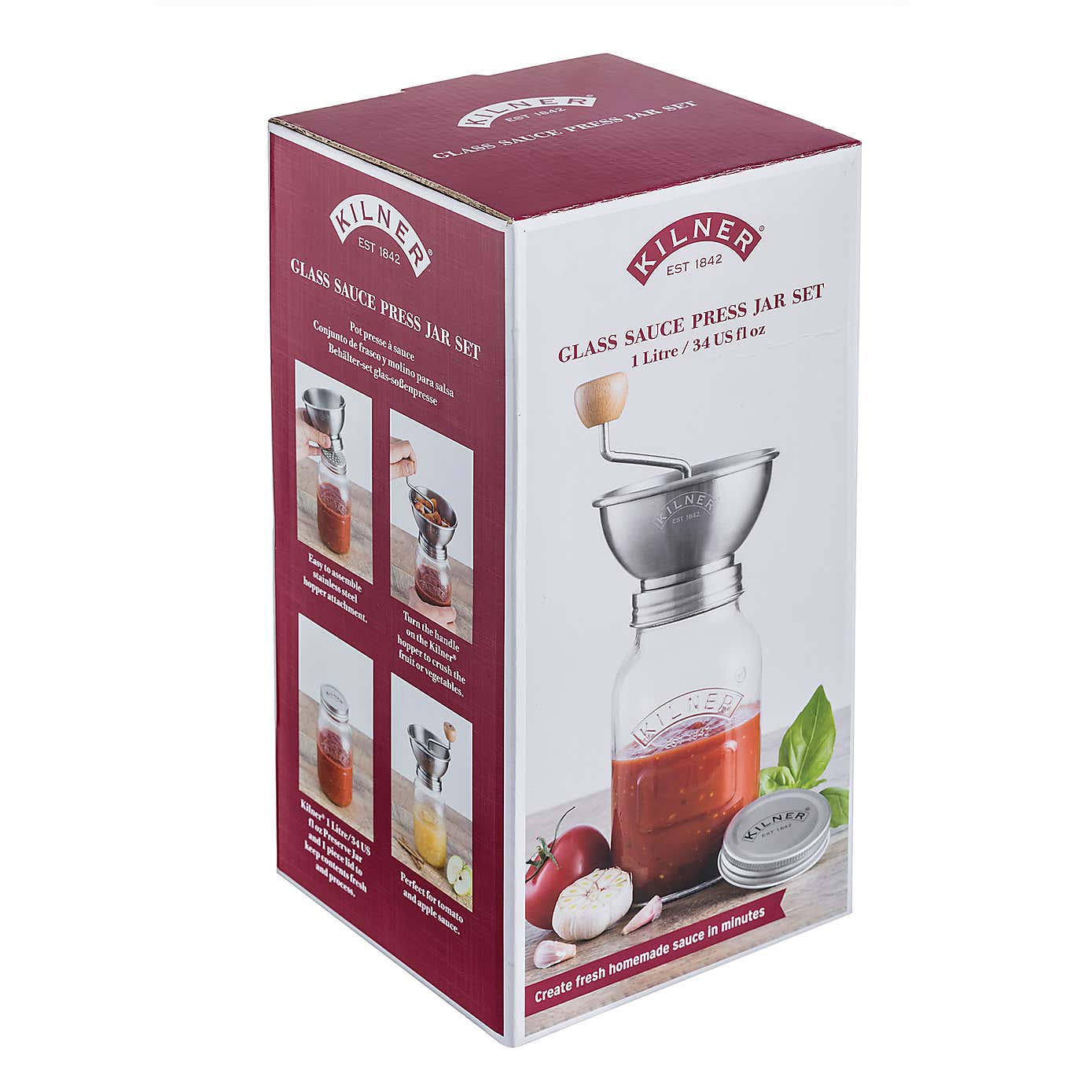 Kilner Sauce Press Jar Set