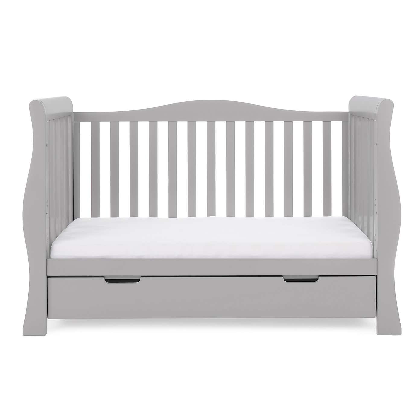 OBaby Stamford Luxe Cot Bed, Pine