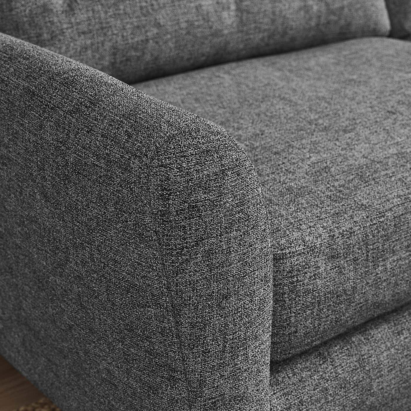 Sven Tonal Weave 4 Seater Sofa