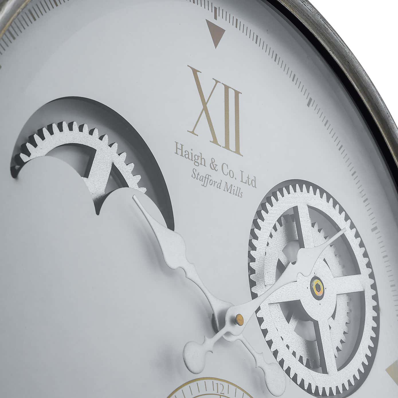 Metal Cog Wall Clock