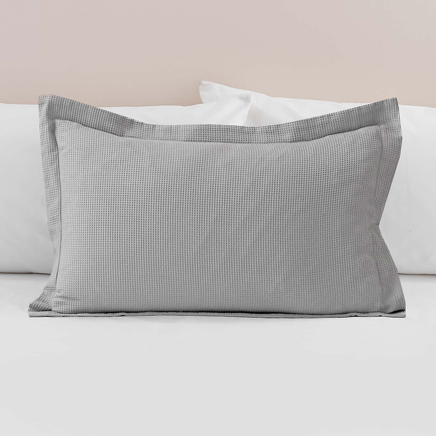 Alston Waffle Navy Oxford Pillowcase
