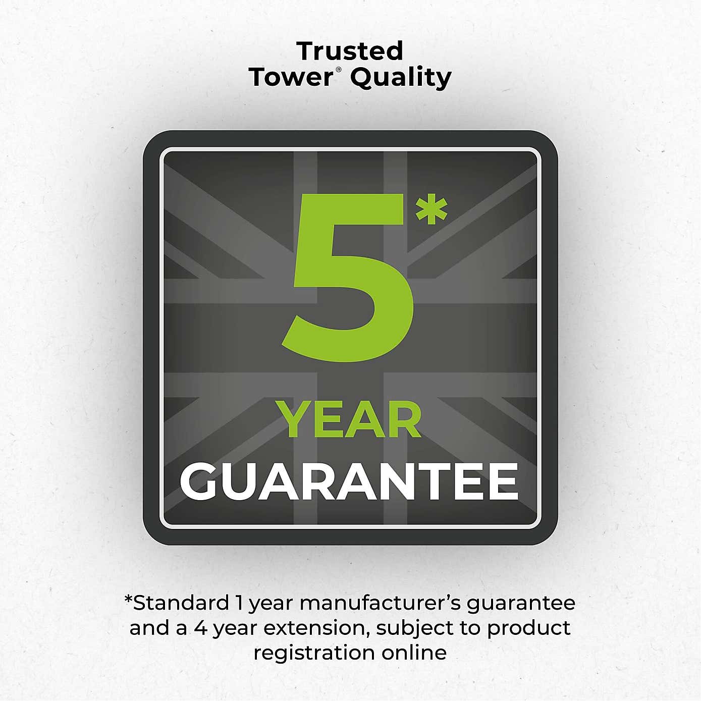 Tower Round Solid Tray With Divider