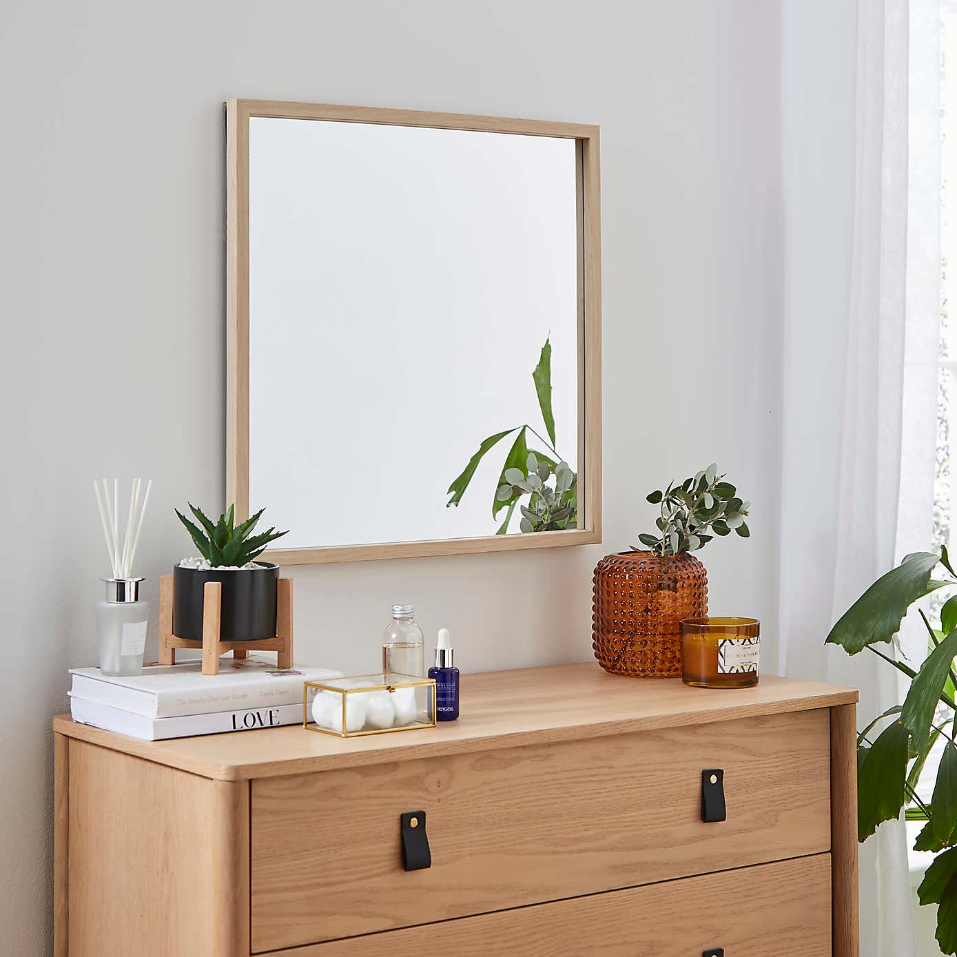 Essentials Square Wall Mirror
