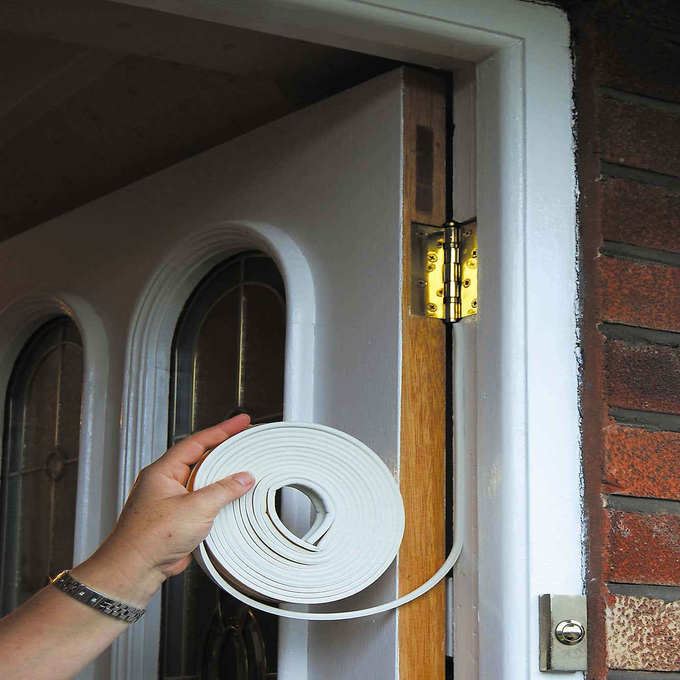 Stormguard Acoustic Silent Seal Draught Excluder 6m White