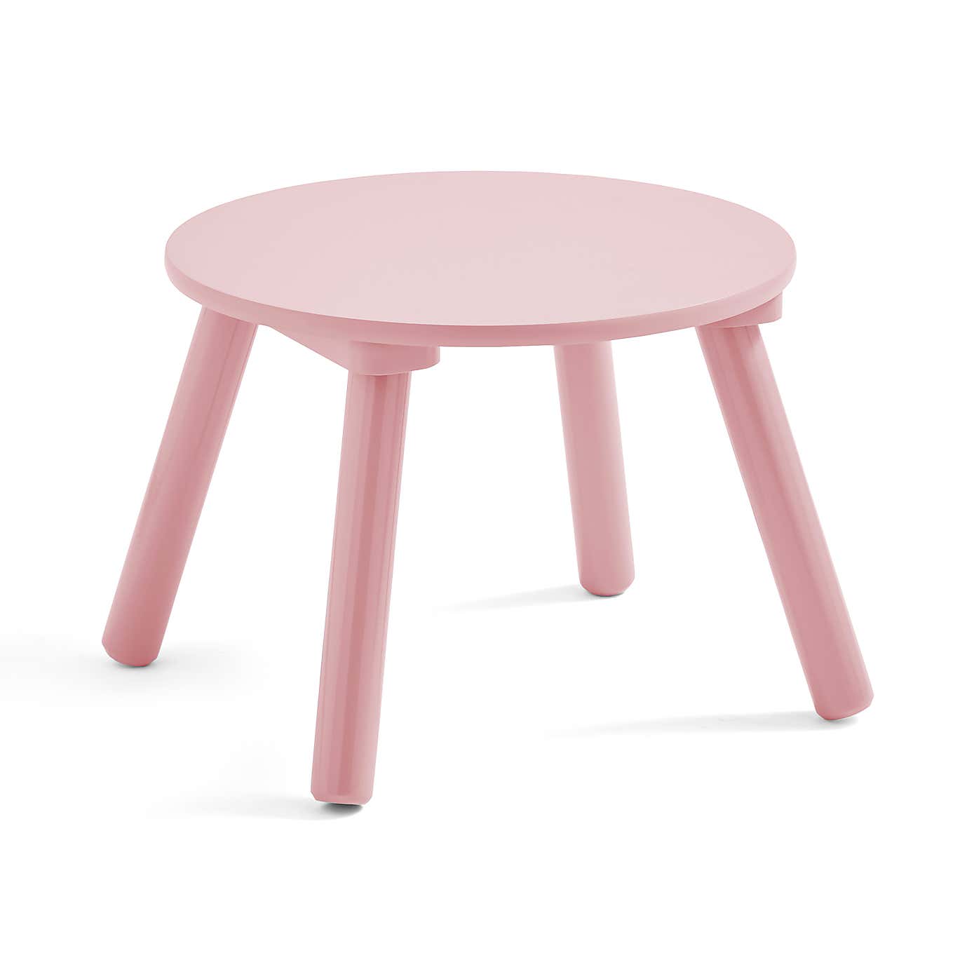 Small White Desk and Stool Set