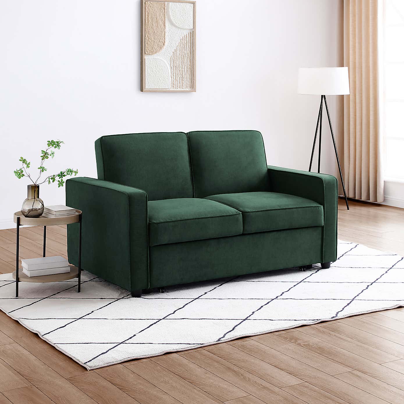 Kayden Fabric Pop Up 2 Seater Double Sofa Bed