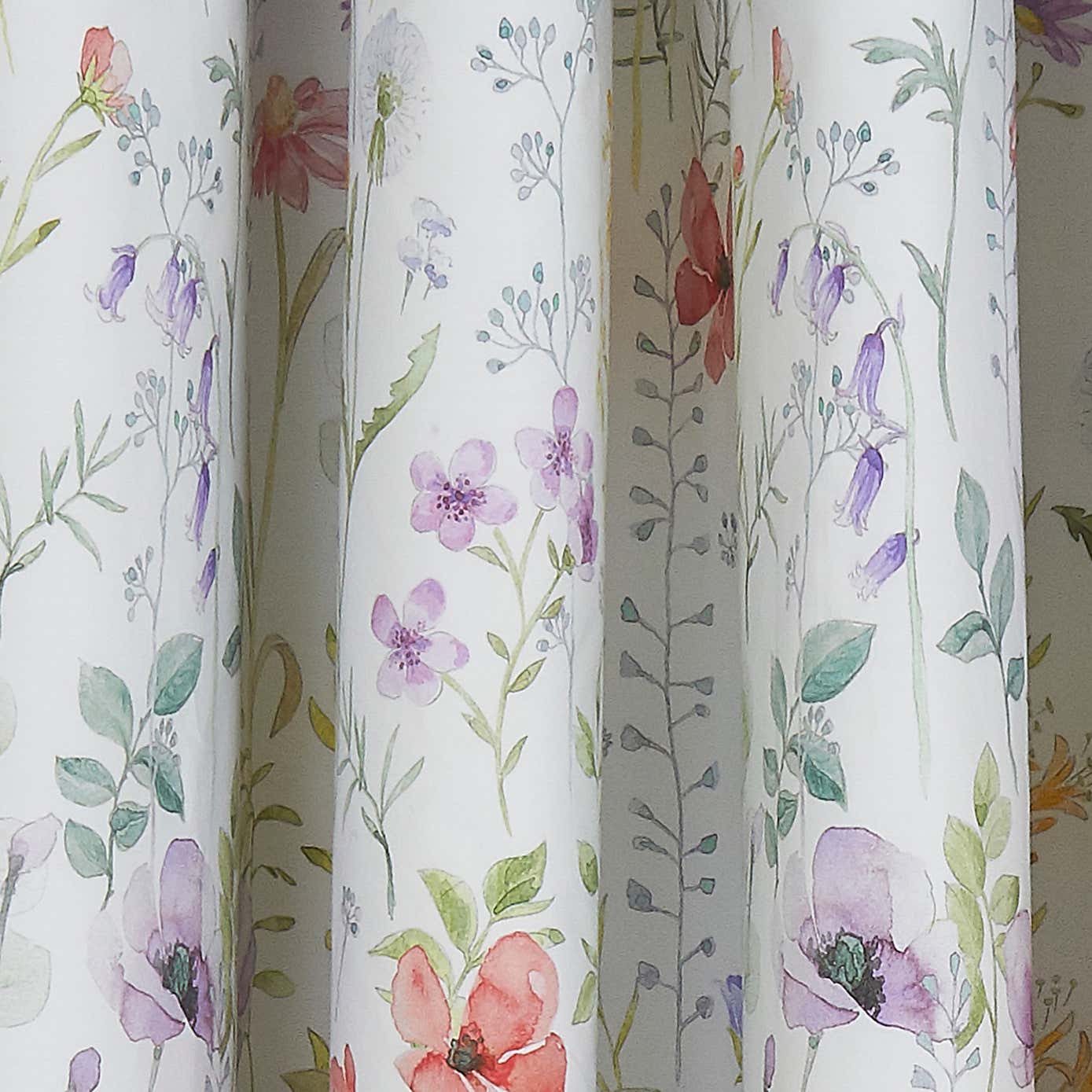 Dorma Botanical Wildflower Blackout Eyelet Curtains