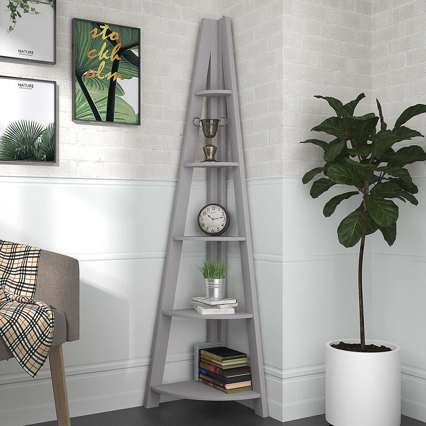 LPD Tiva Corner Ladder Shelving