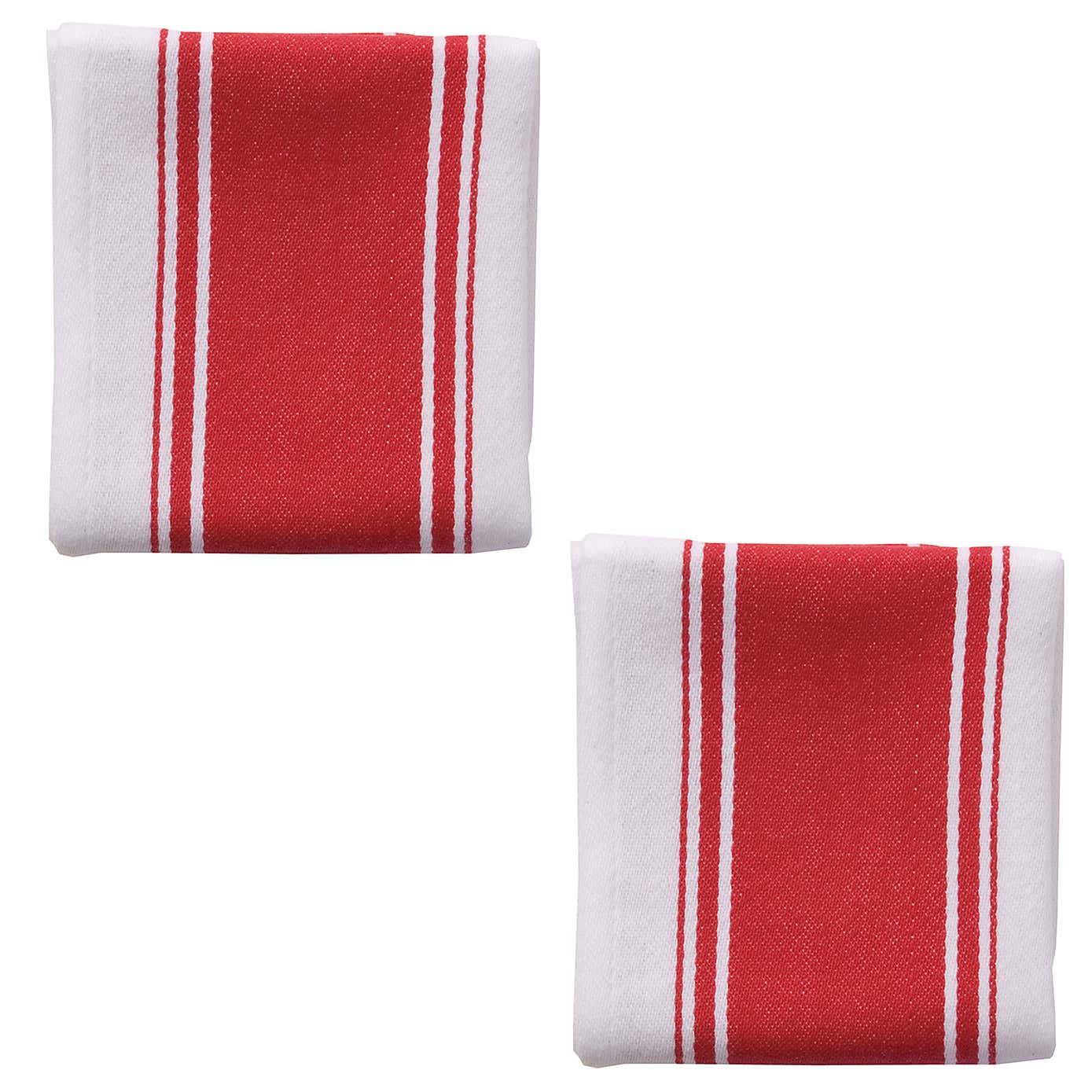 Dexam Set of 2 Love Colour Striped Tea Towels