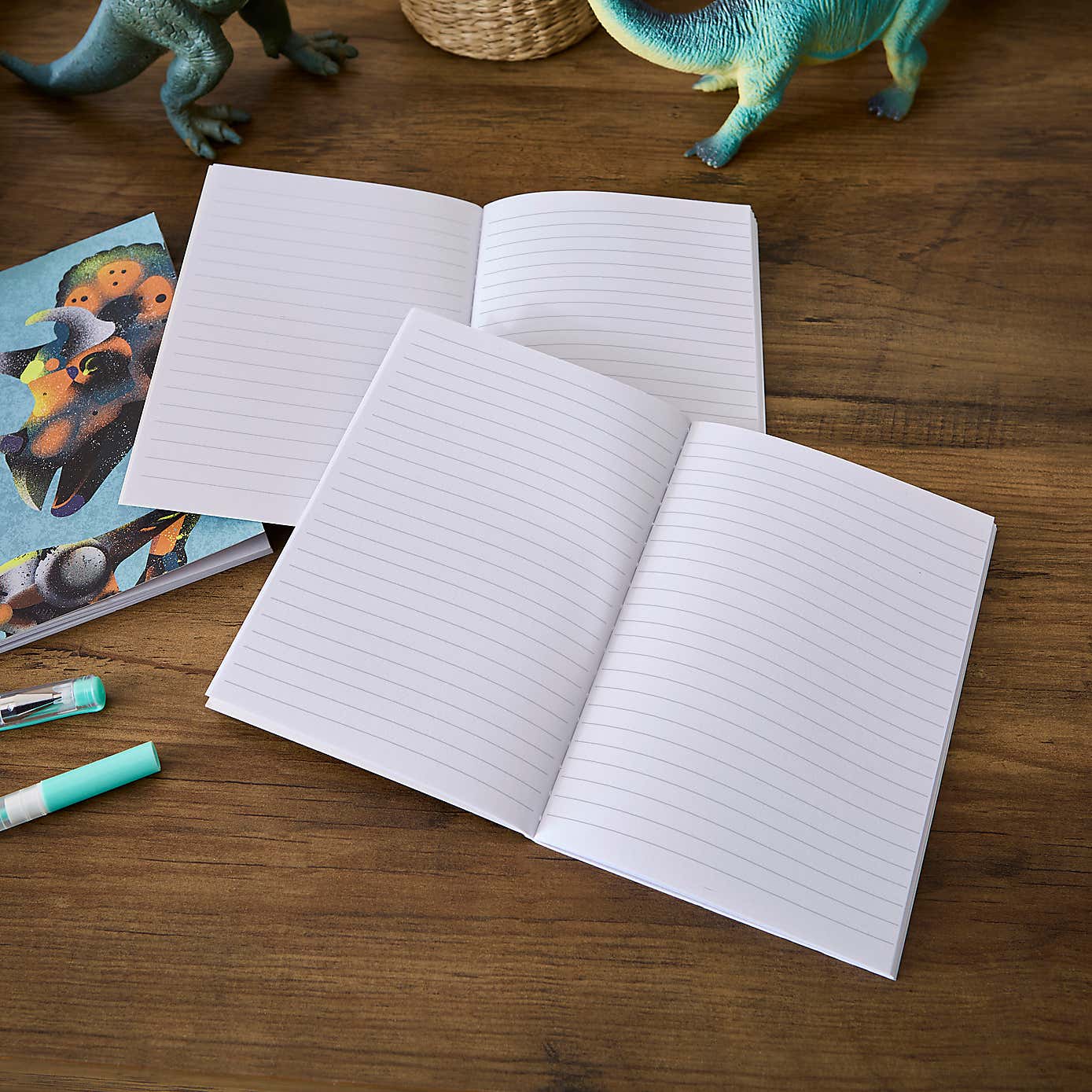 Set of 3 Age of Dinosaurs Softcover Notebooks