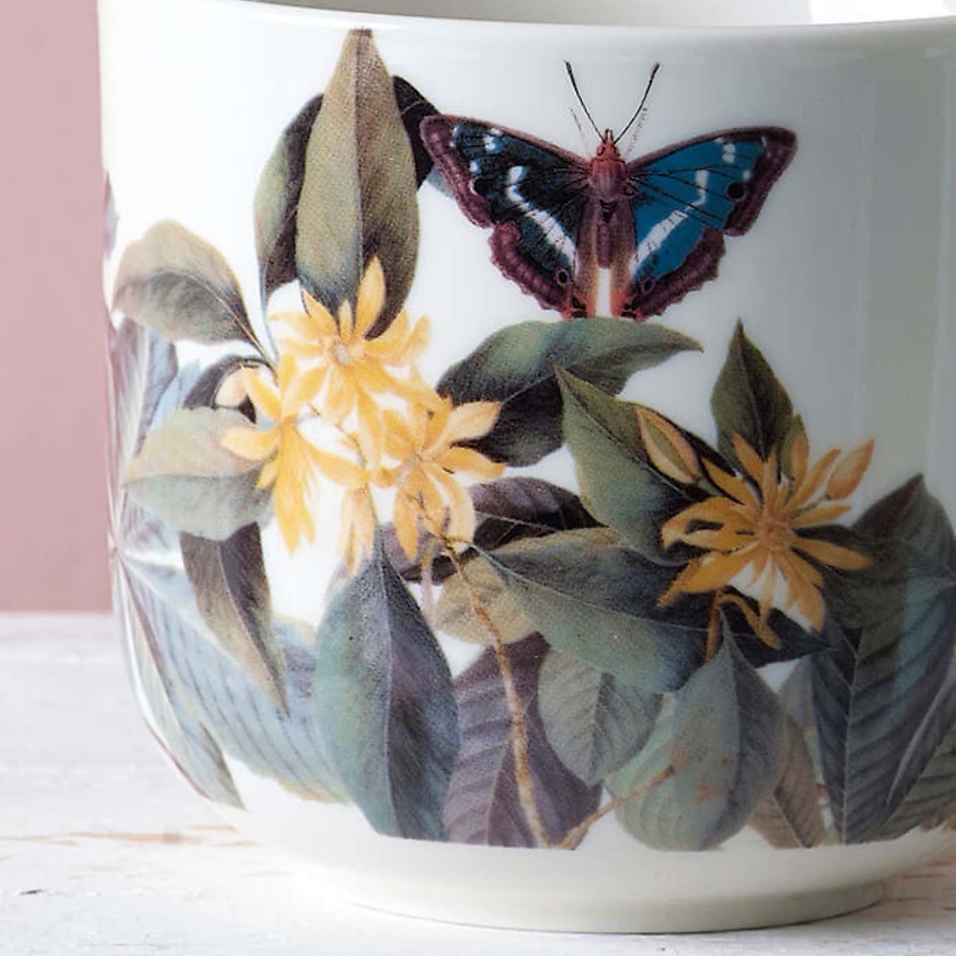 Set of 2 Kew Midnight Floral Mugs