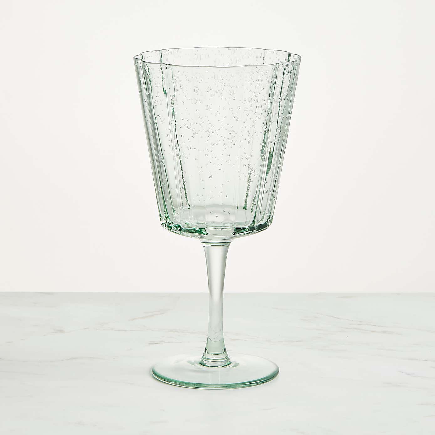 Bubble Green Red Wine Glass