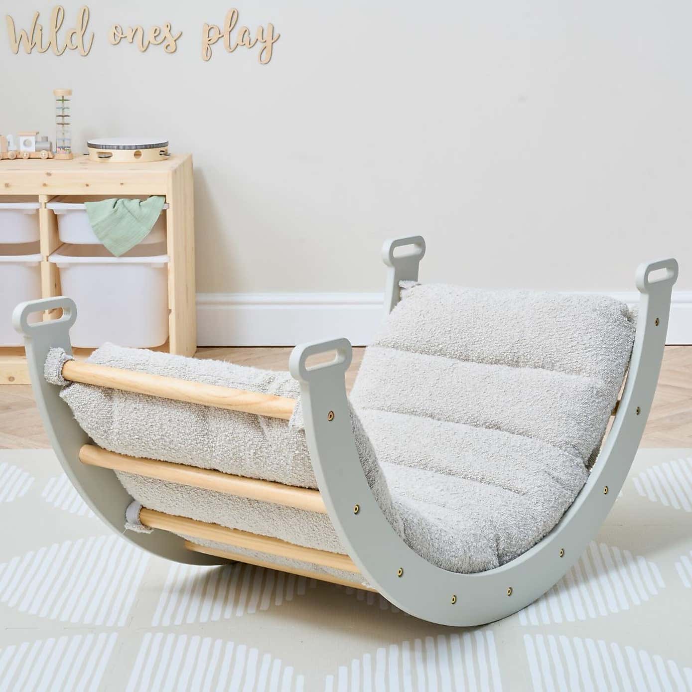 Tutti Bambini Scala Montessori Pikler Boucle Rocking Frame Cushion