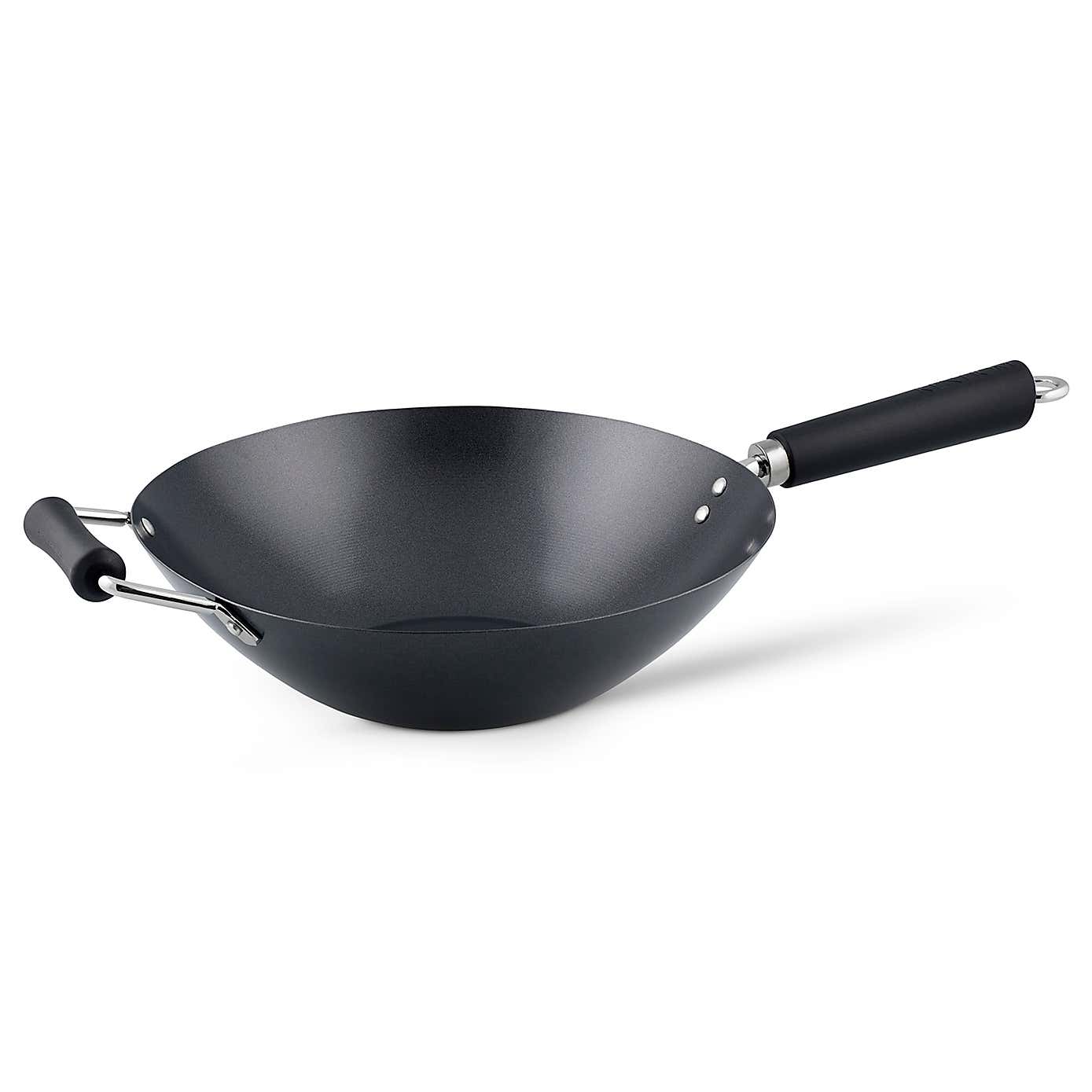 Ken Hom Excellence Non-Stick Carbon Steel Wok, 31cm