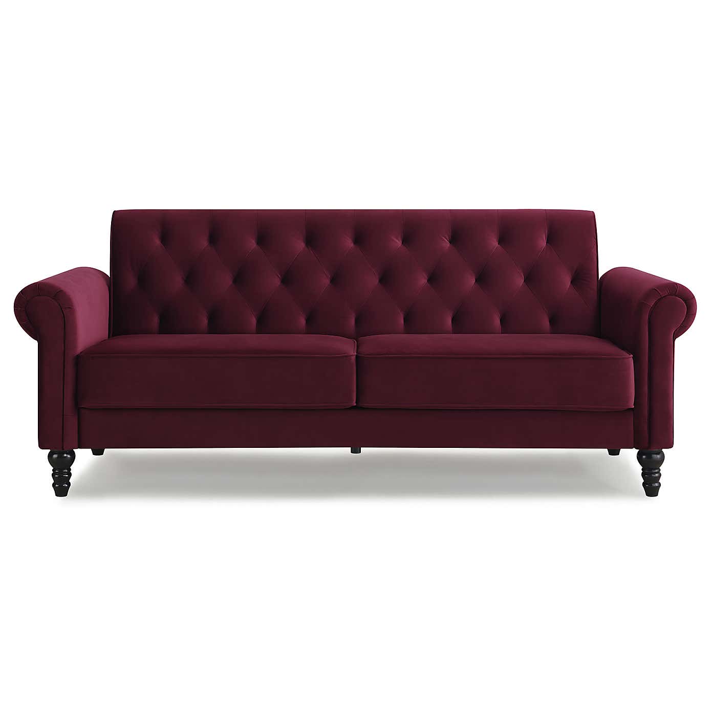 Greta Velvet 3 Seater Sofa