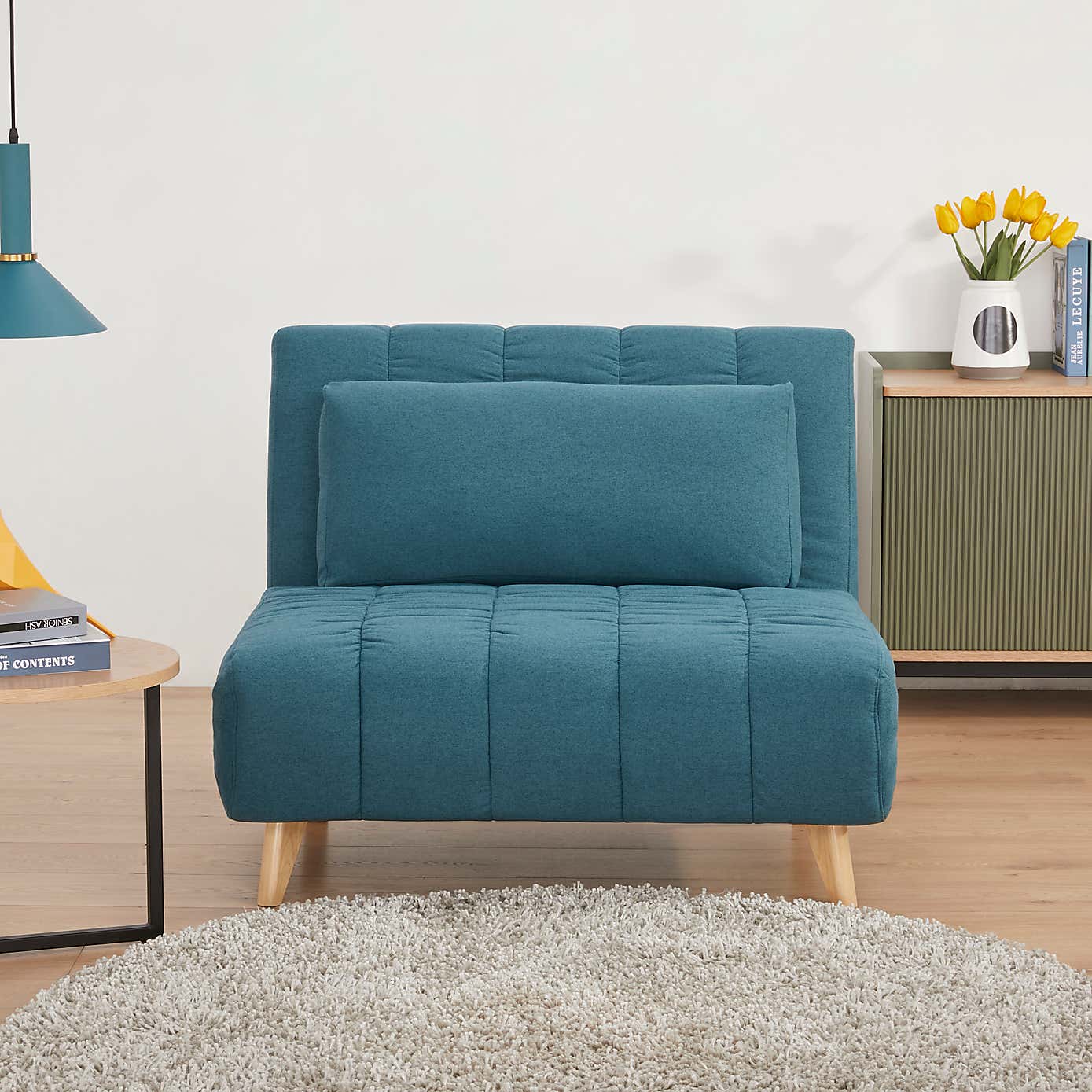 Tara Fabric Single Sofa Bed