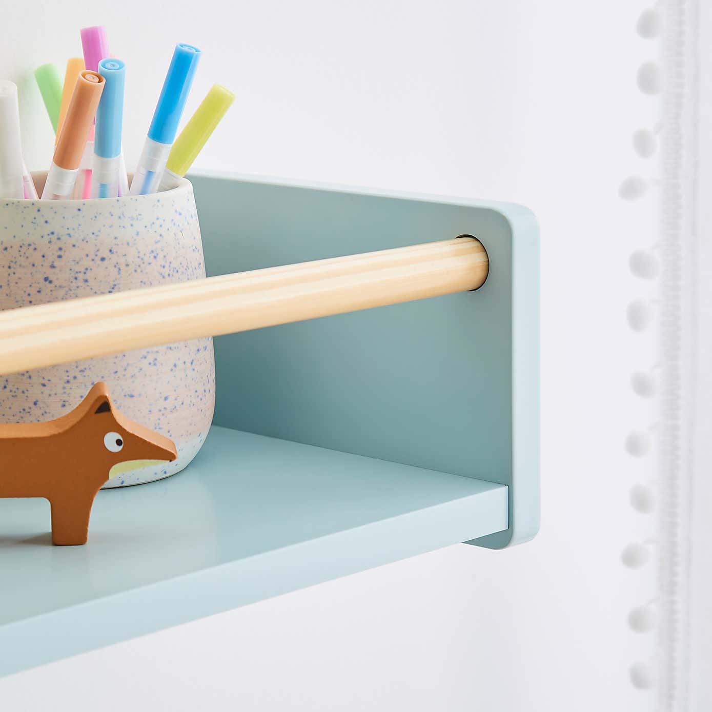 Kids Wall Bookshelf 50cm