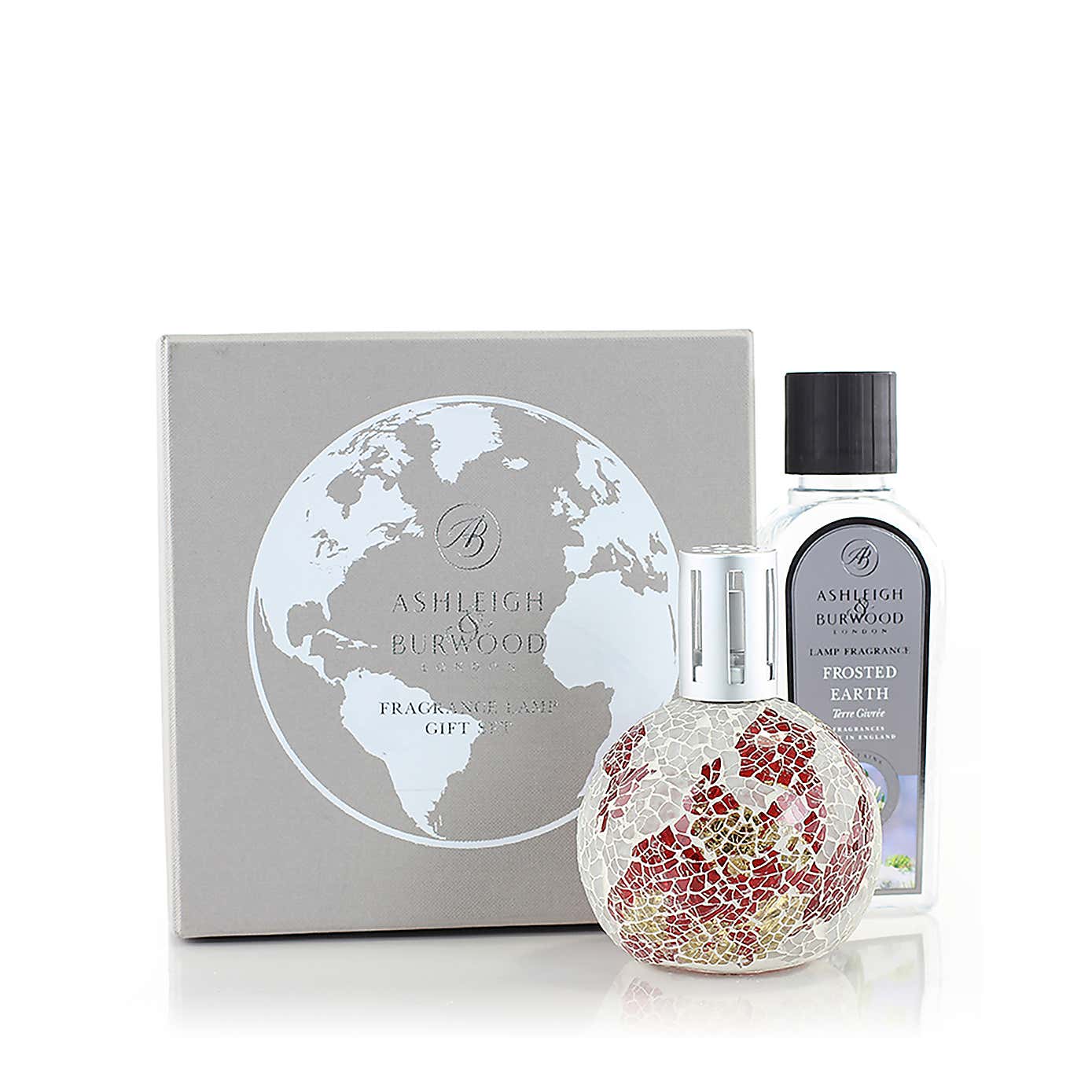 Earth’s Magma Fragrance Lamp with Frosted Earth Fragrance Gift Set