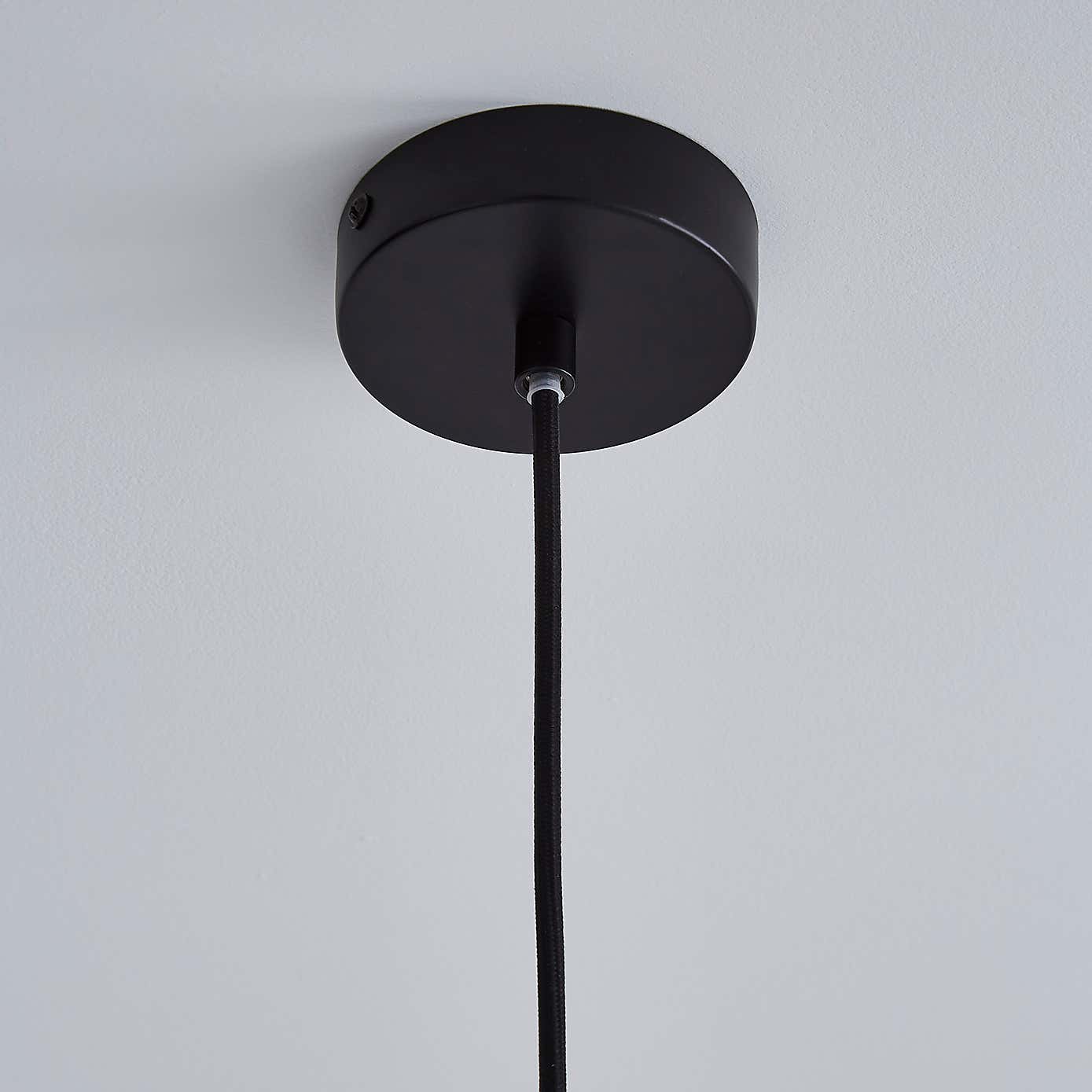 Elements Jaula 70cm Ceiling Fitting Black