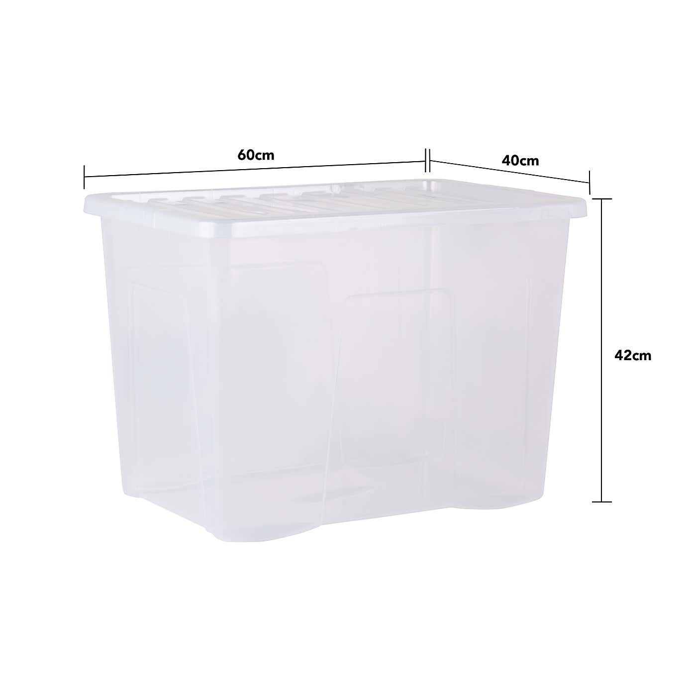 Wham Crystal Set of 4 Storage Boxes & Lids