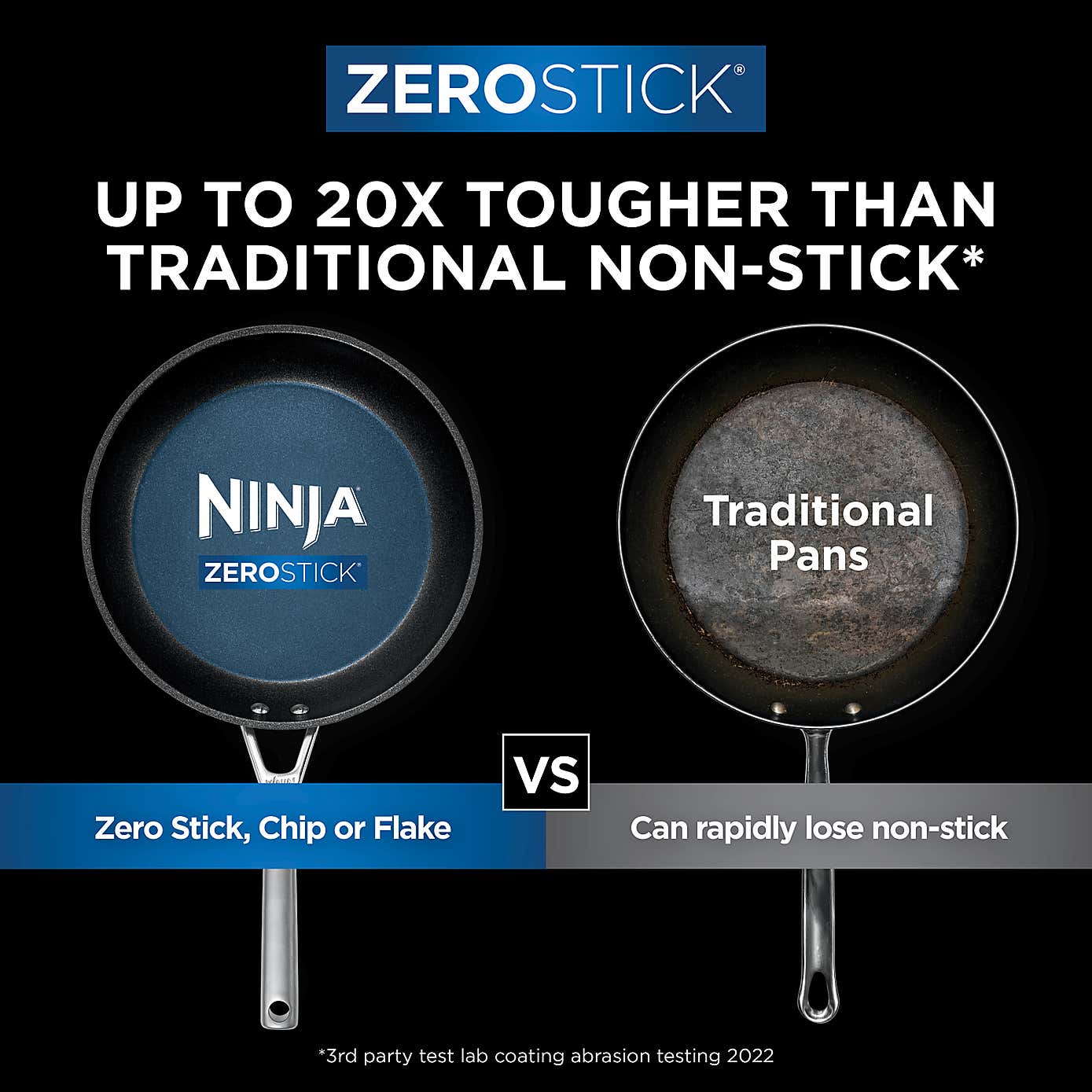 Ninja ZEROSTICK 3 Piece Pan Set