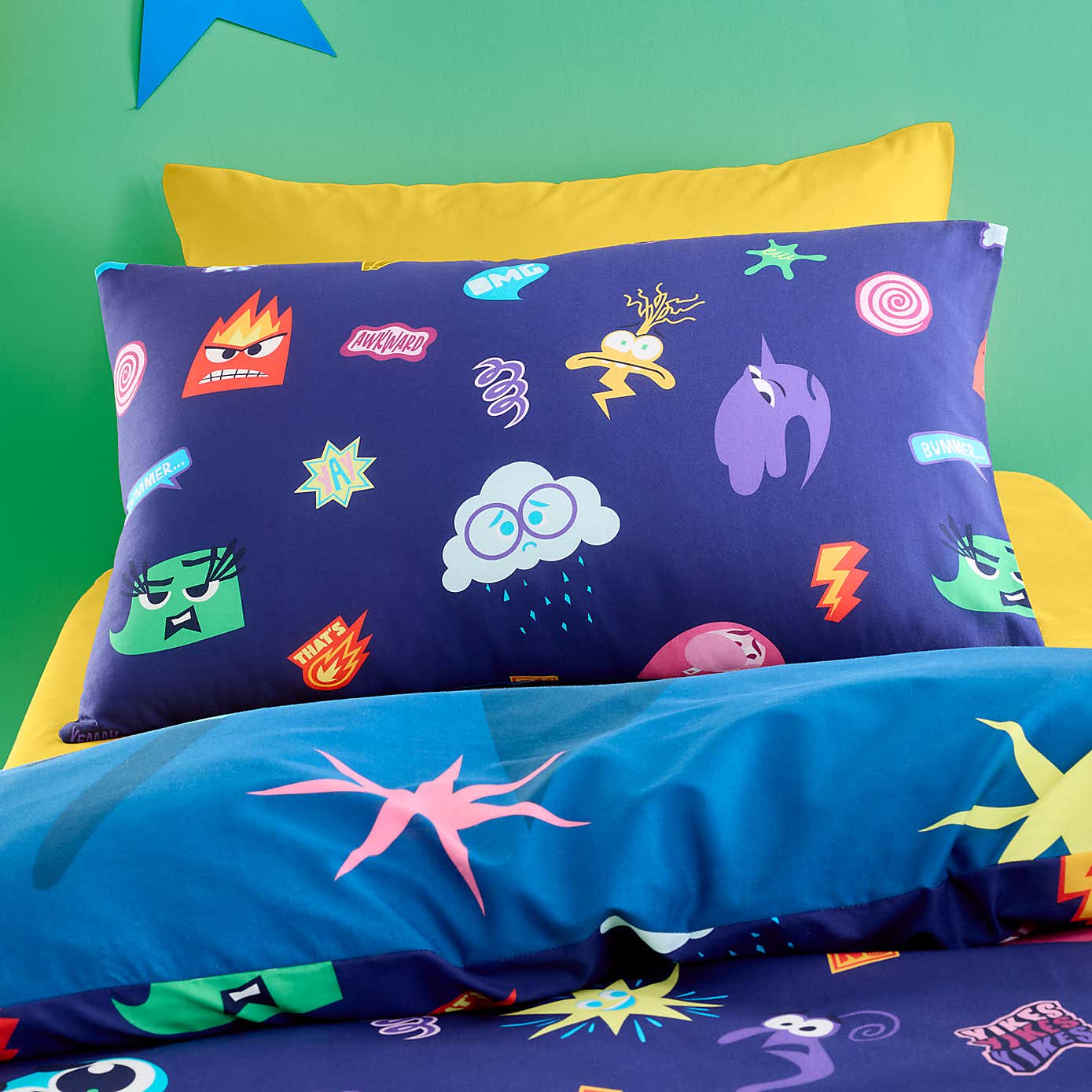 Inside Out Duvet Cover and Pillowcase Set